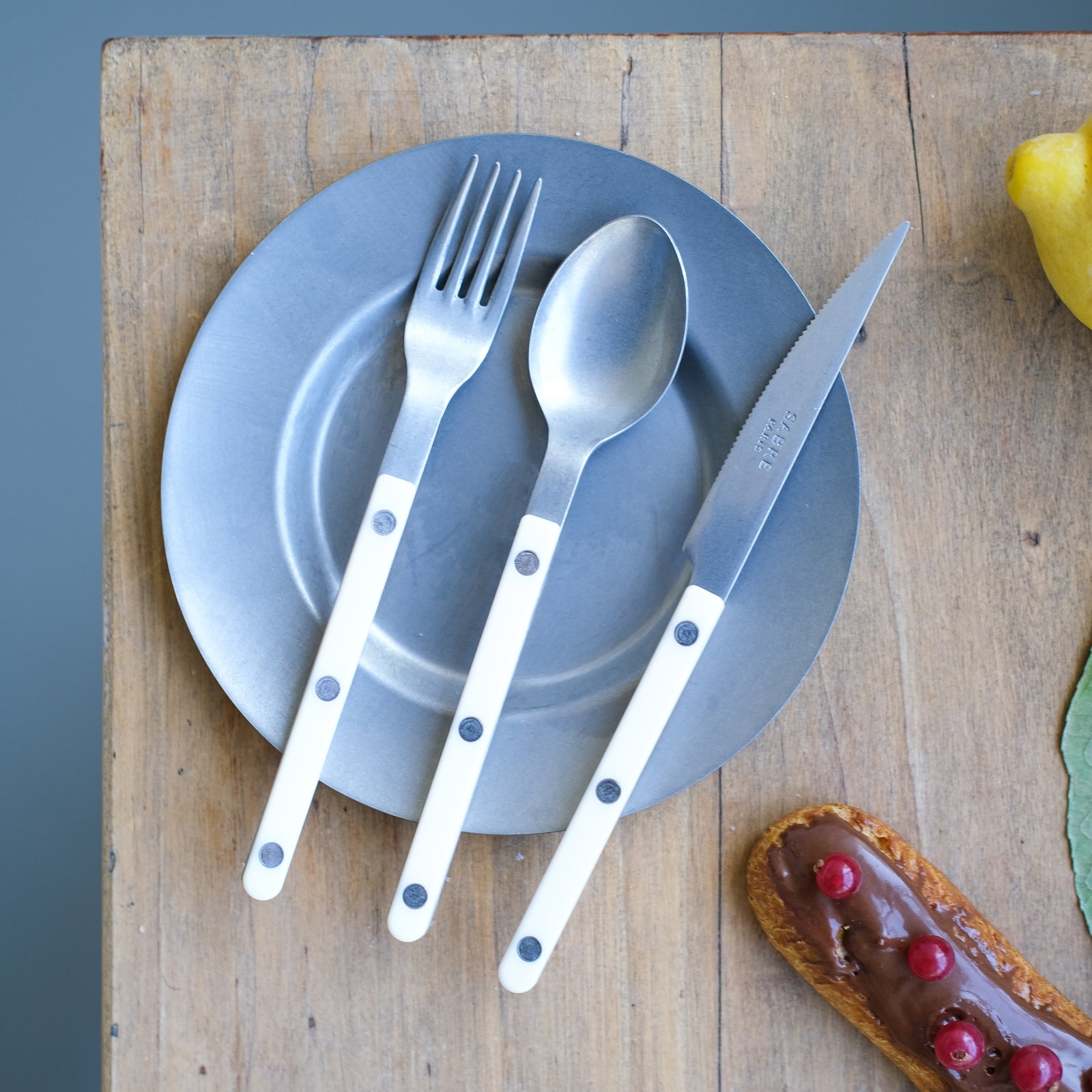 Bistrot Vintage Solid, White - Salad fork