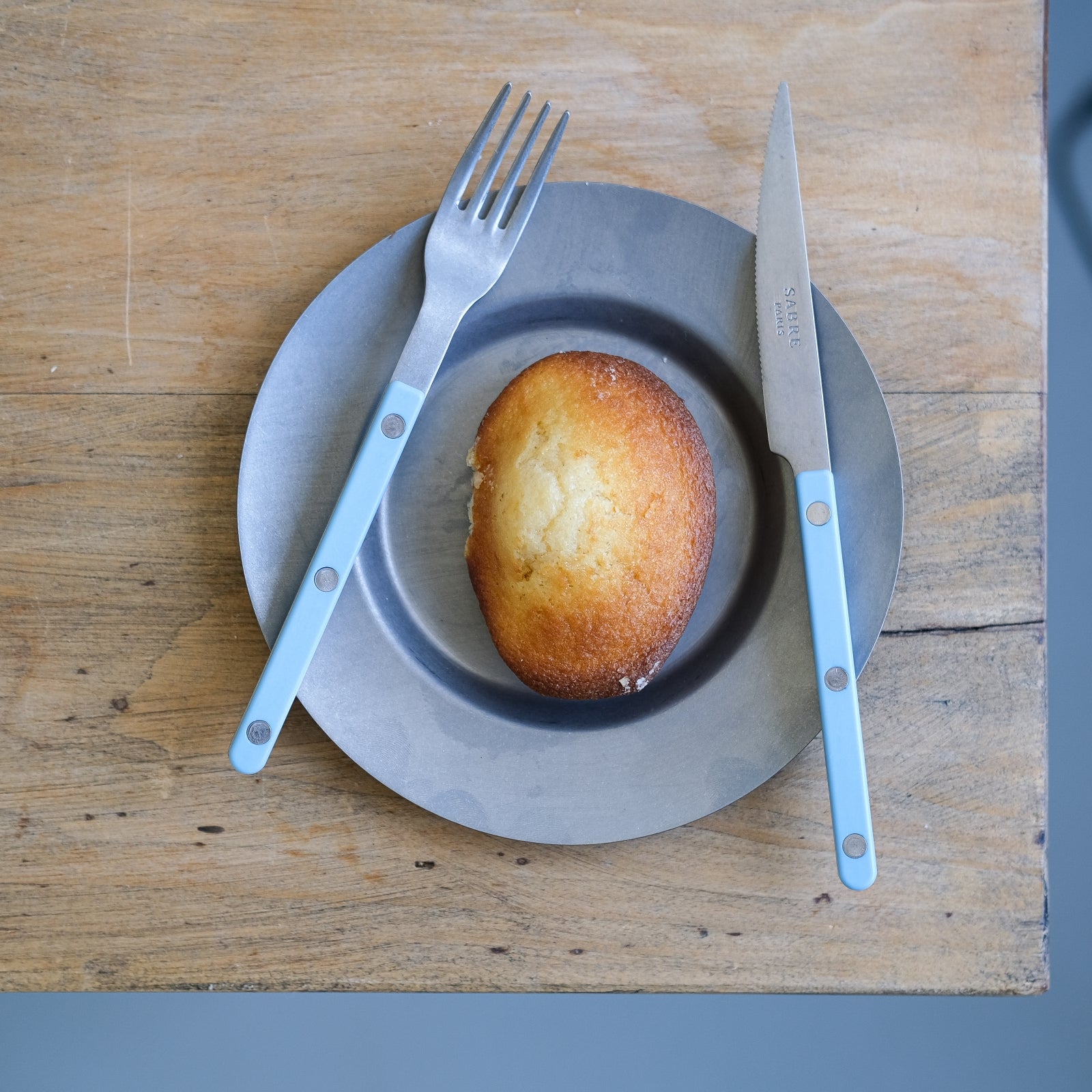 Bistrot Vintage Solid, Pastel blue - Salad fork