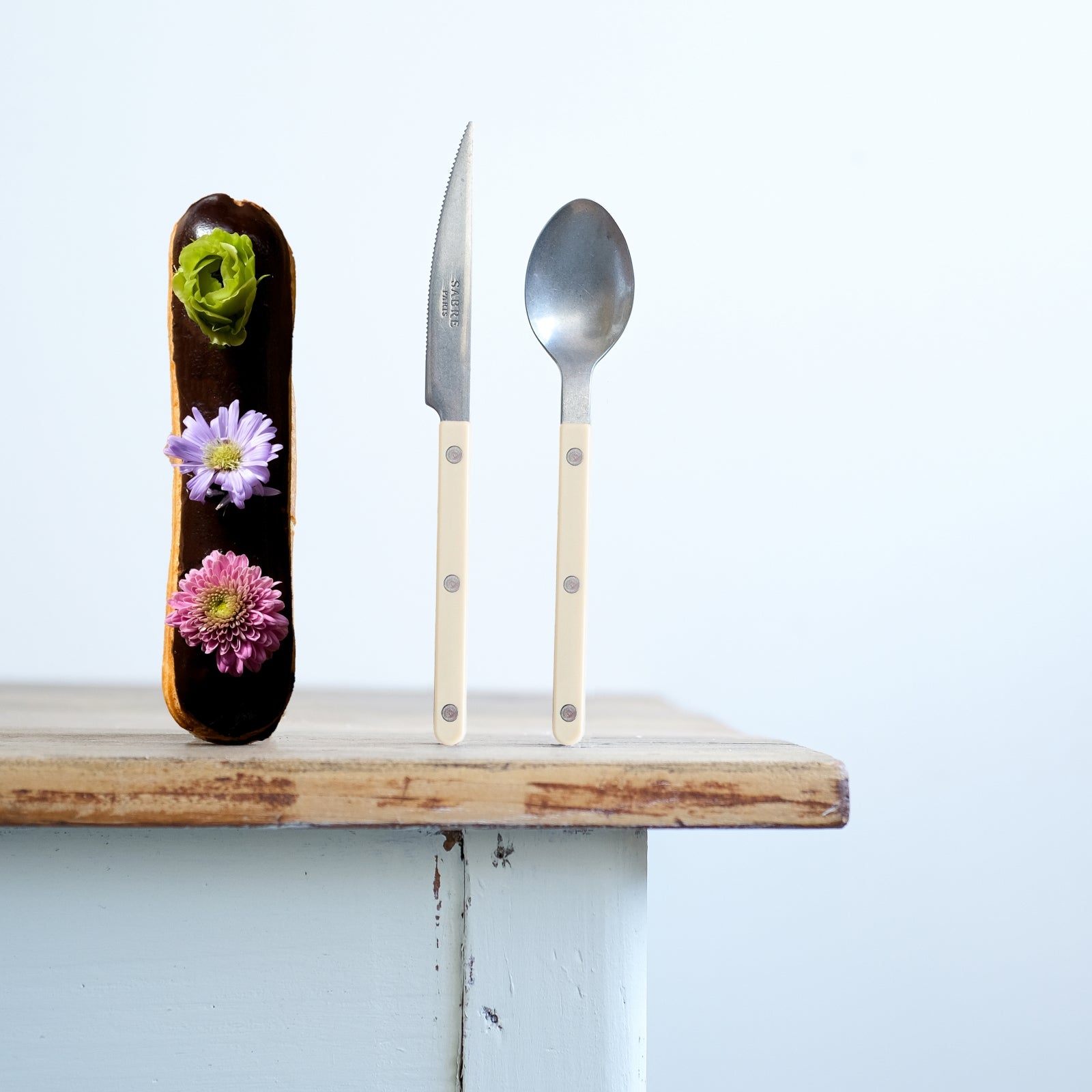 Bistrot Vintage Solid, Ivory - Dessert knife