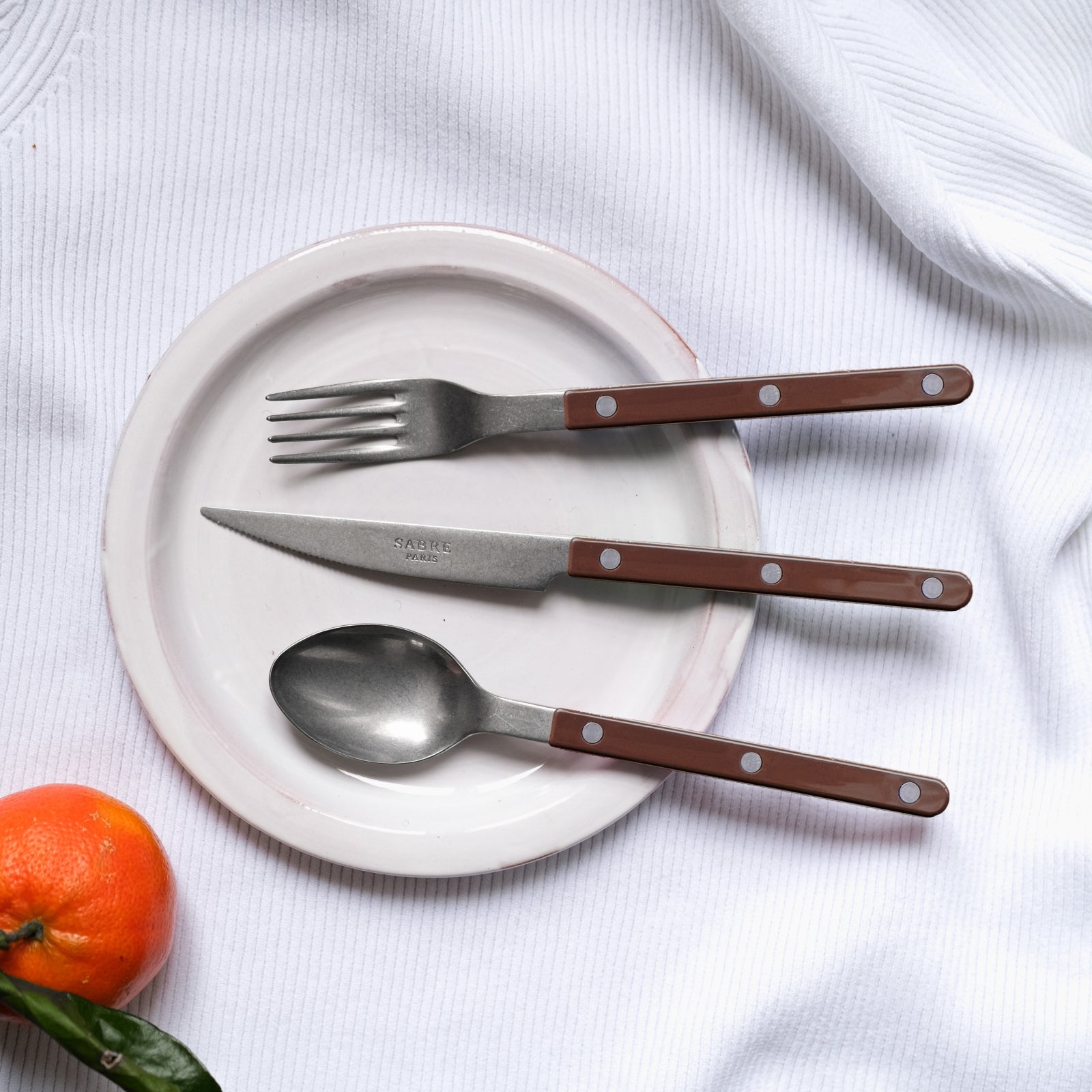 Bistrot Vintage Solid, Chocolate - Dessert knife