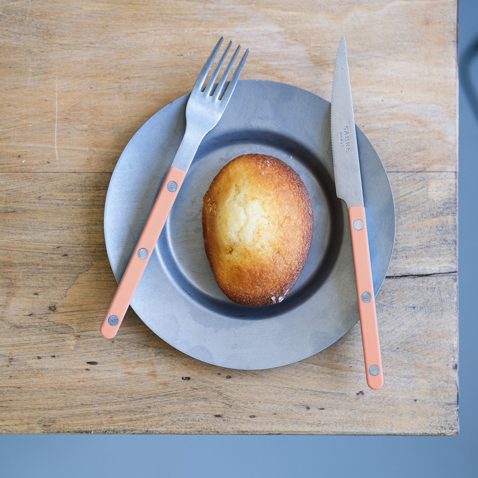 Couteau à dessert Bistrot Vintage Solid, rose nude