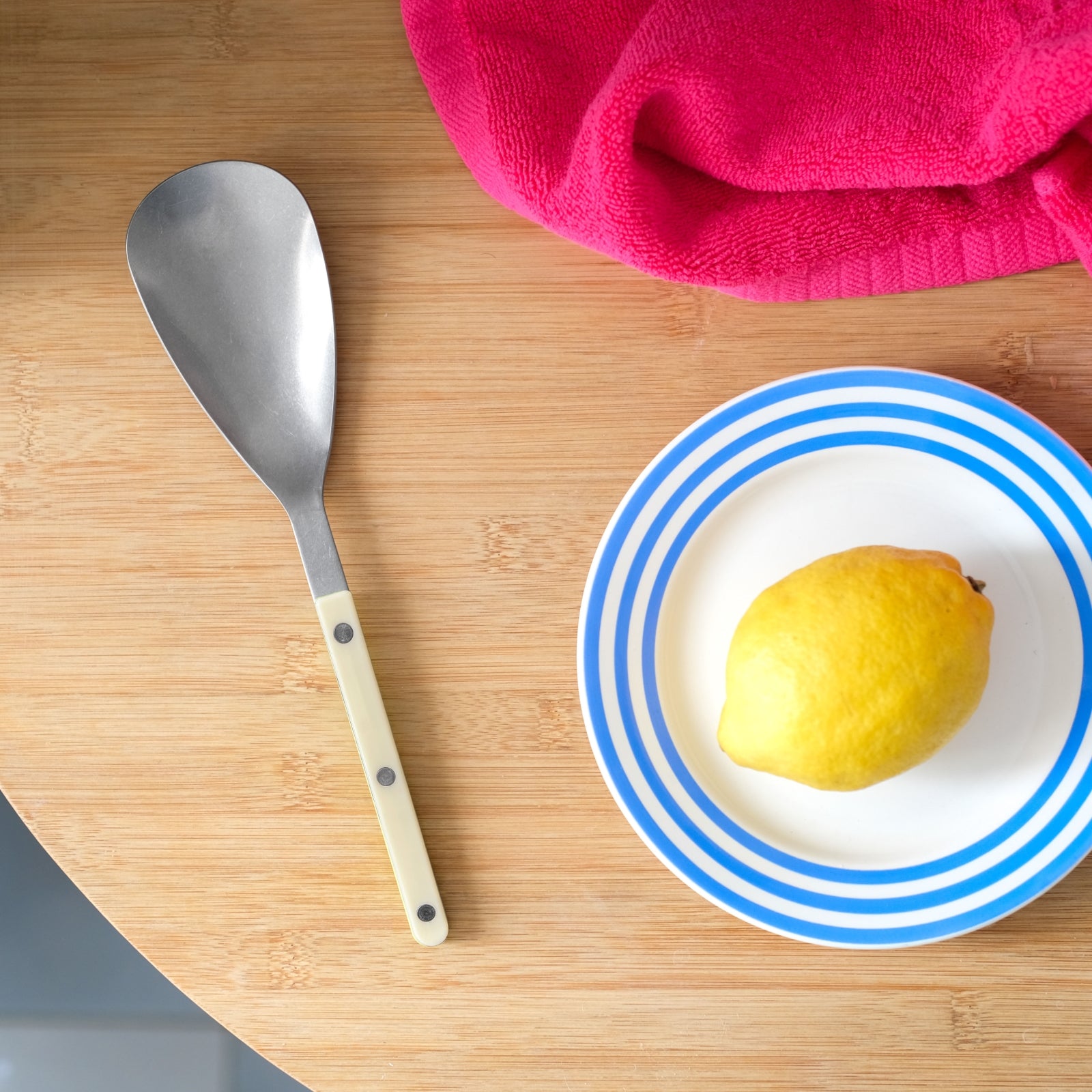 Bistrot Vintage Solid, Ivory - Rice spoon