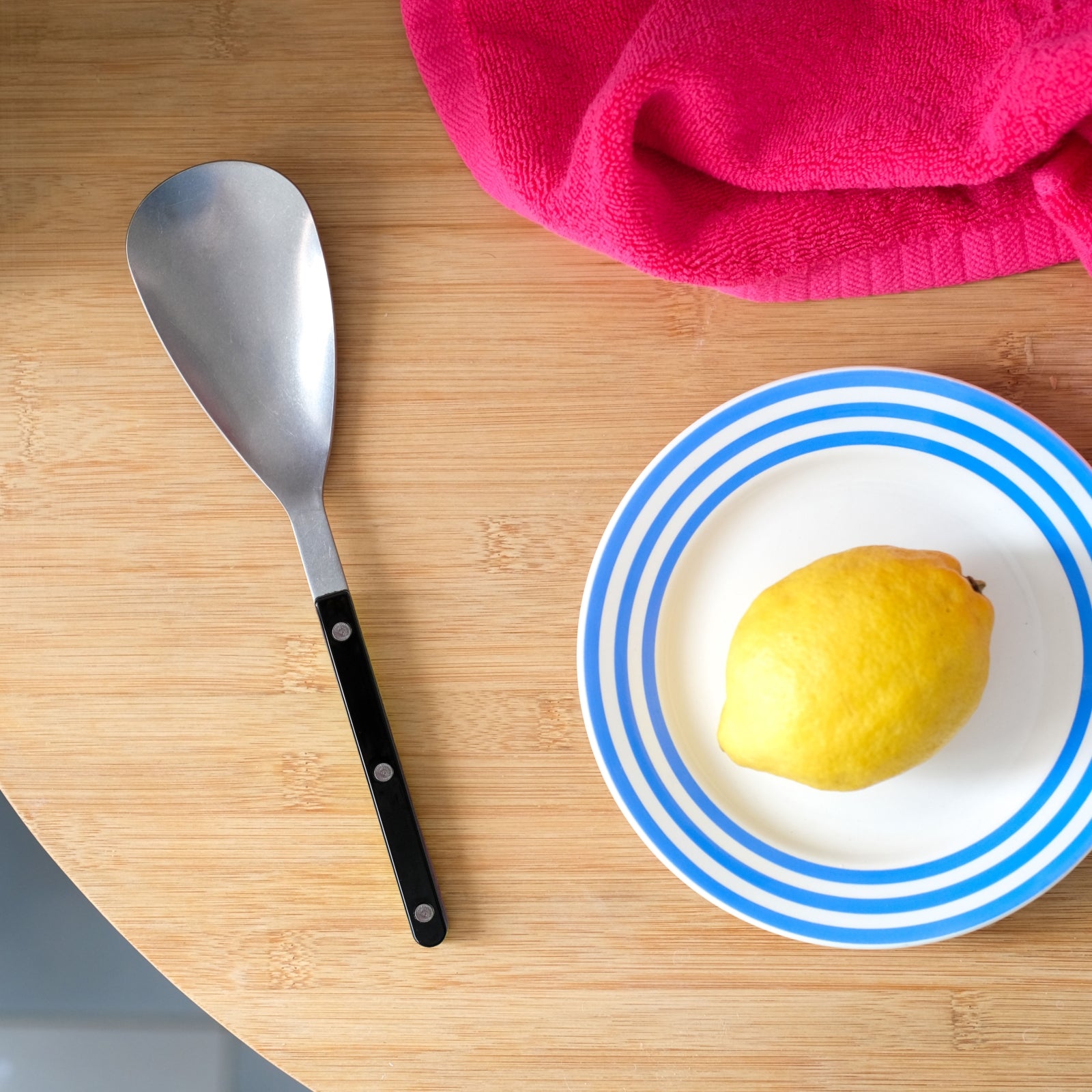 Bistrot Vintage Solid, Black - Rice spoon