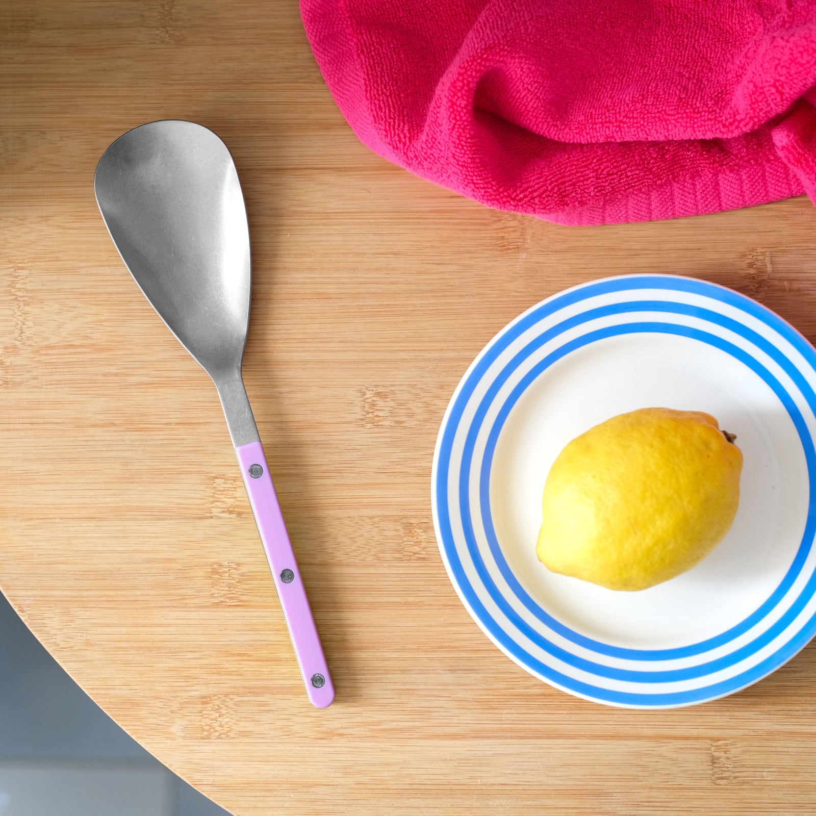 Cuillère à riz Bistrot Vintage Solid, rose