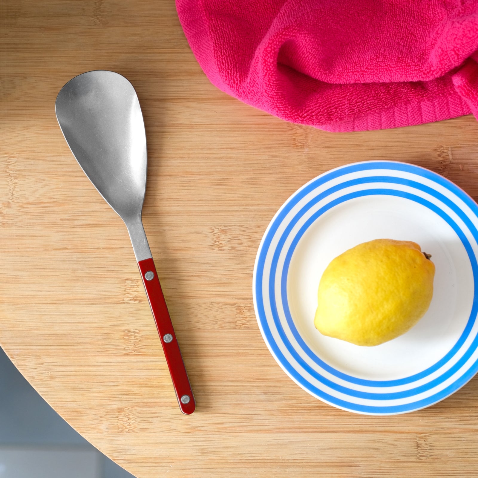 Bistrot Vintage Solid, Burgundy - Rice spoon