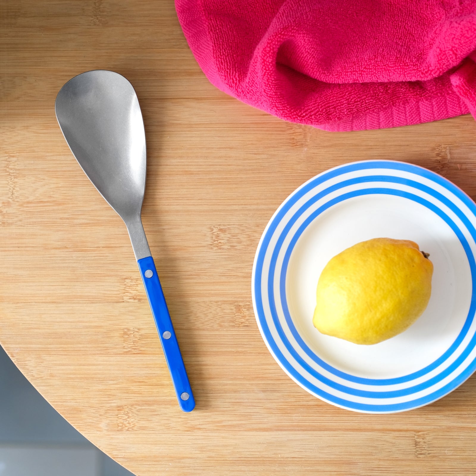 Bistrot Vintage Solid, Lapis blue - Rice spoon