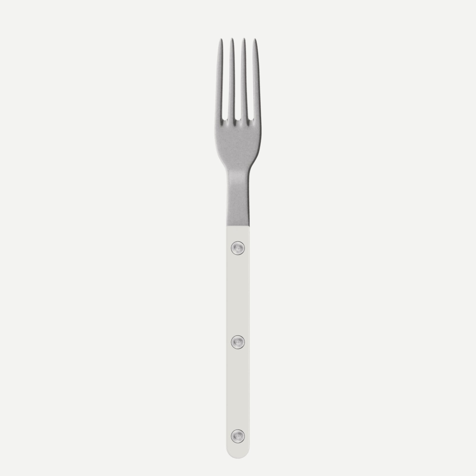 Fourchette Bistrot Vintage Solid, Blanche - Petite