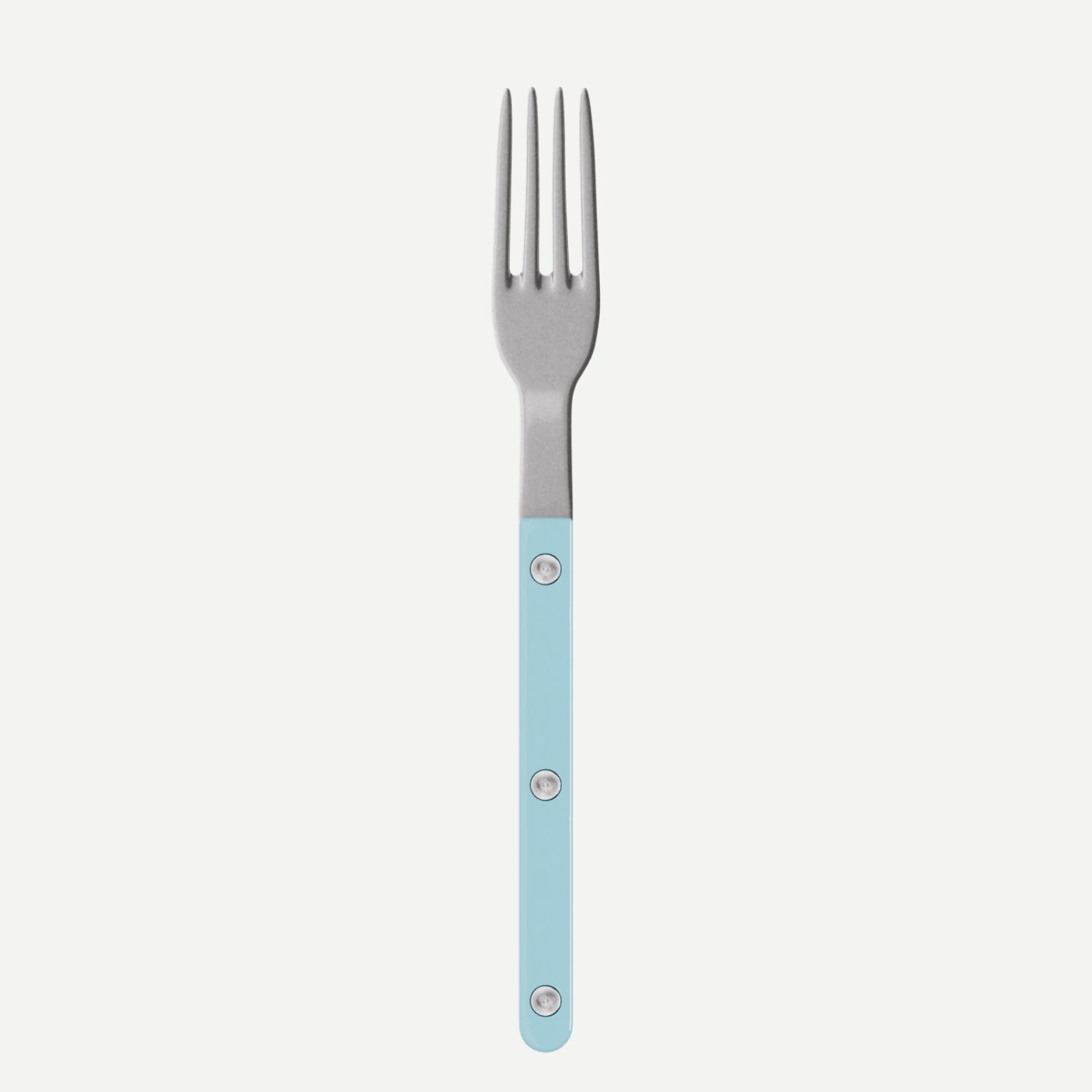 Fourchette Bistrot Vintage Solid, bleu pastel - Petite