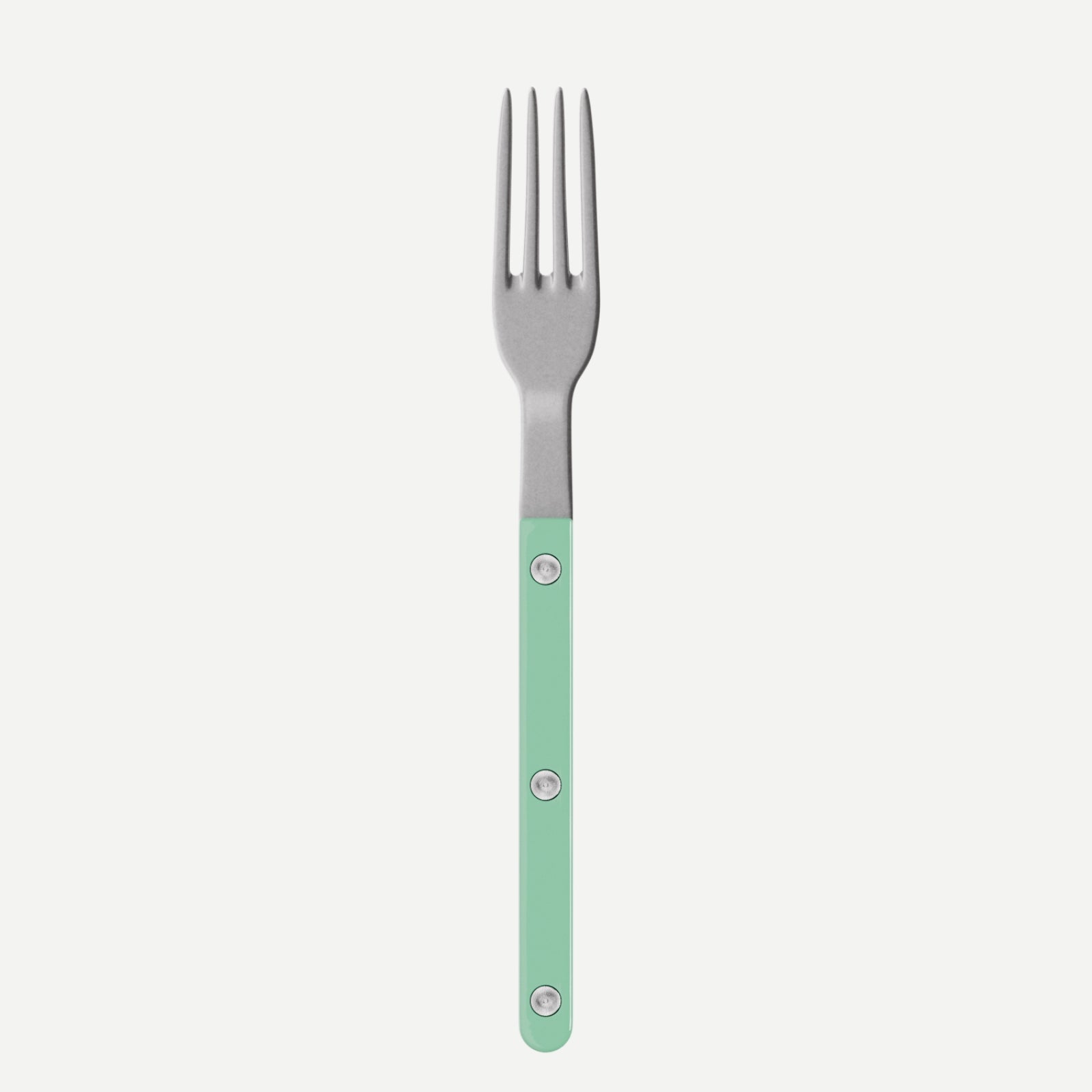 Fourchette Bistrot Vintage Solid, vert pastel - Petite