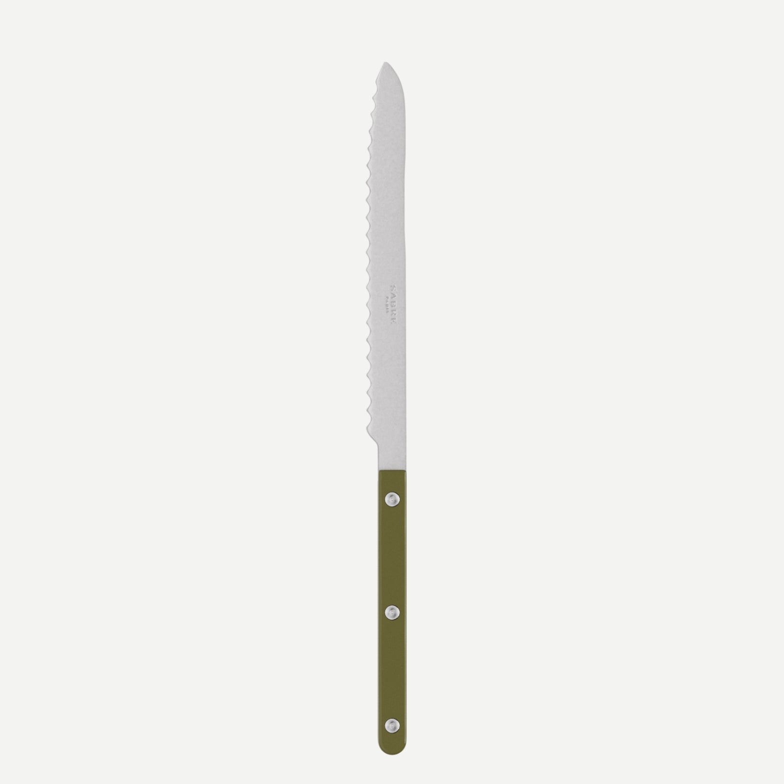 Bistrot Vintage Solid, Green fern - Bread knife