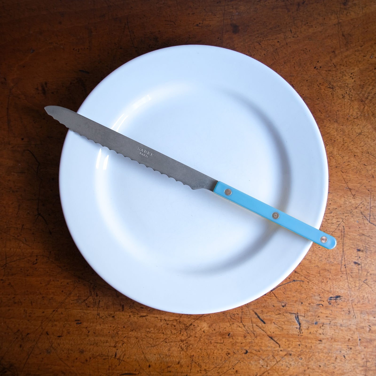 Bistrot Vintage Solid, Pastel blue - Bread knife