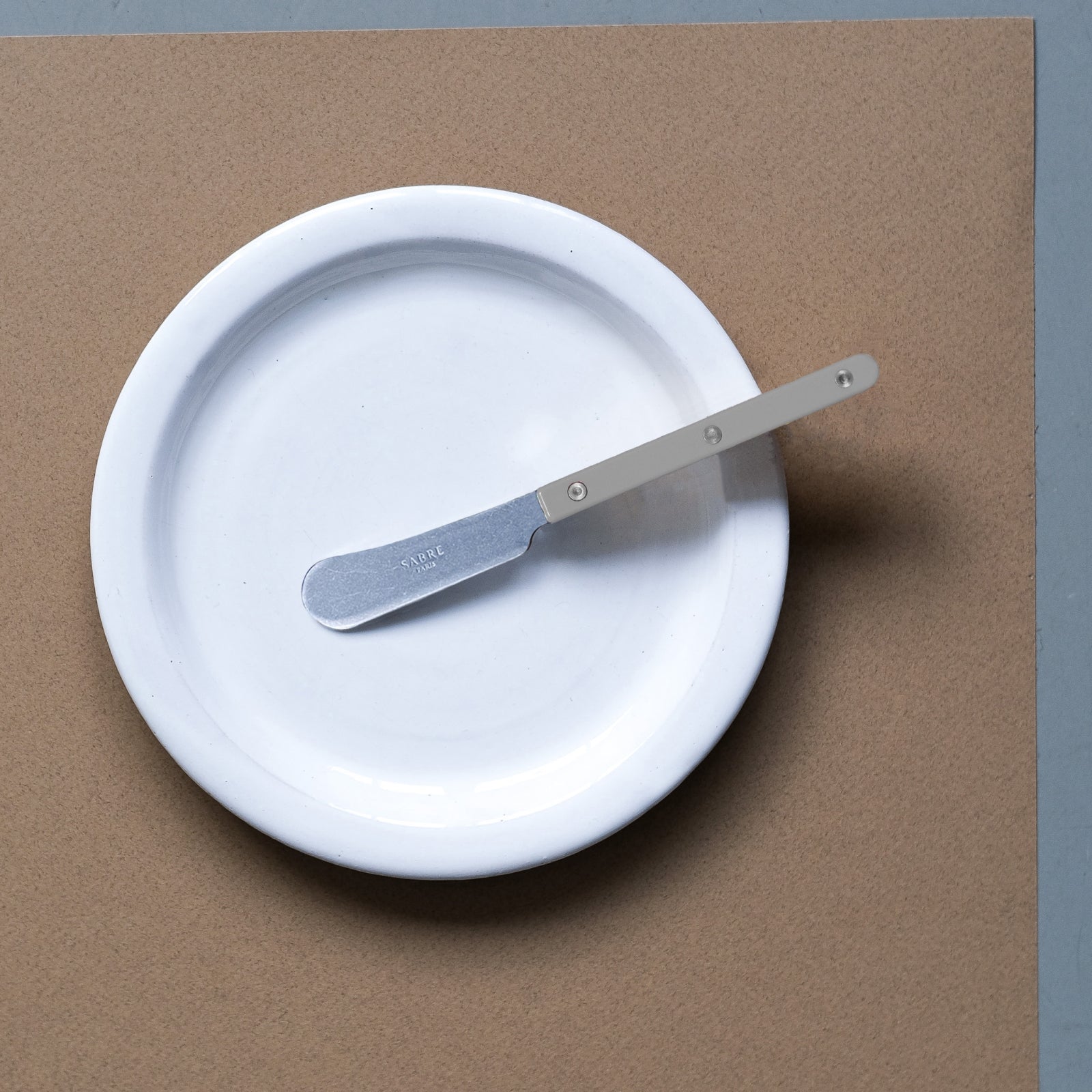 Bistrot Vintage Solid, Grey - Butter spreader