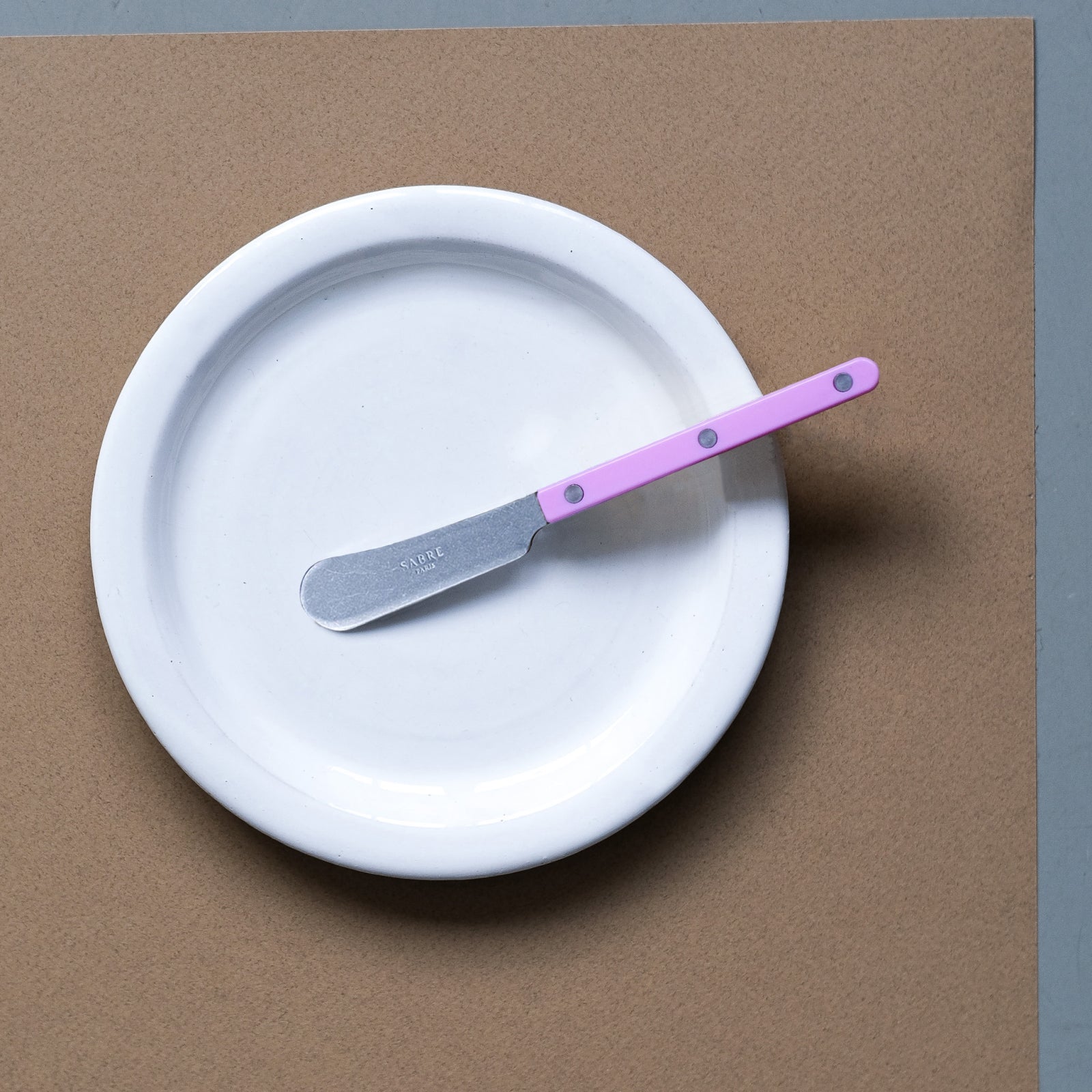 Bistrot Vintage Solid, Pink - Butter spreader