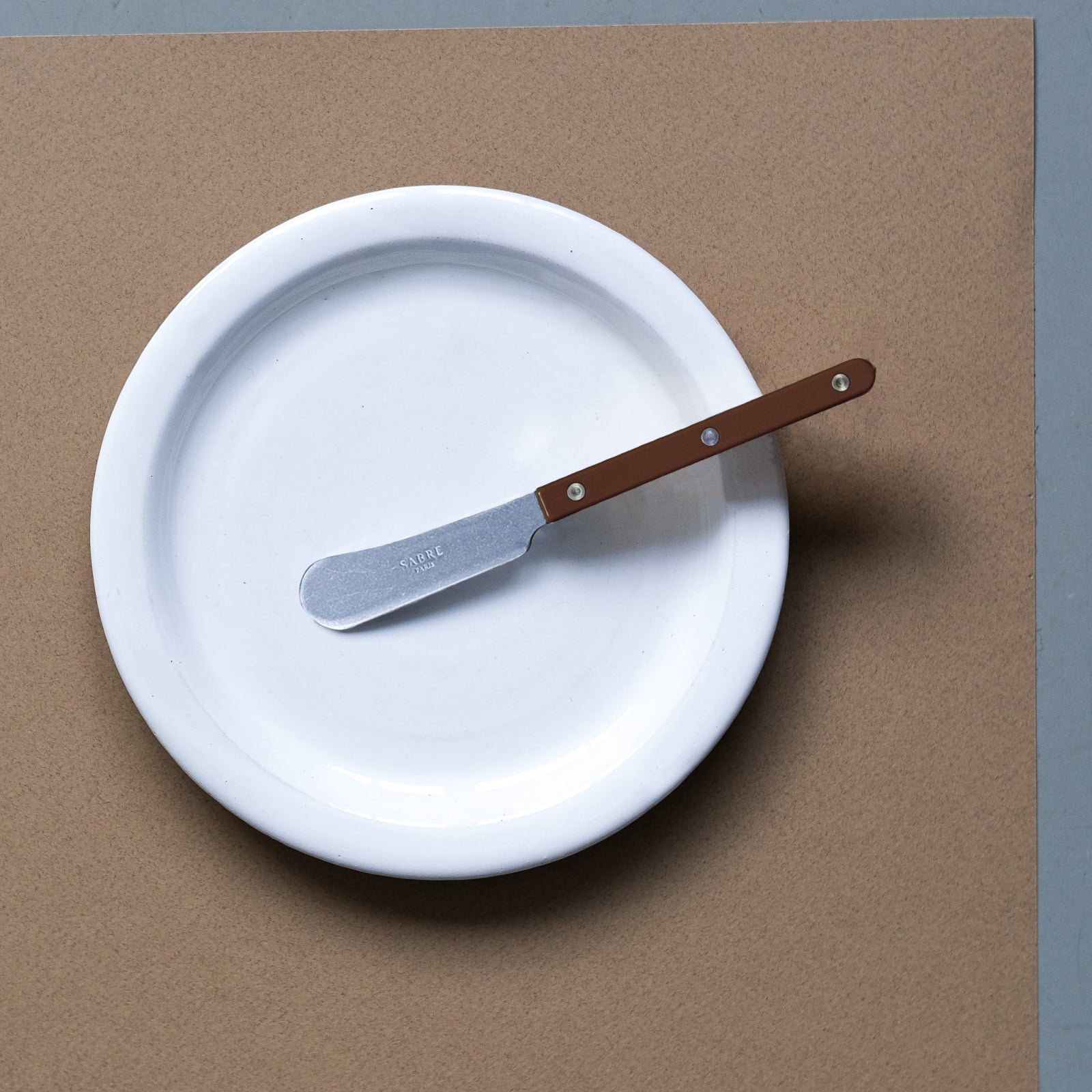 Bistrot Vintage Solid, Chocolat - Tartineuse à beurre