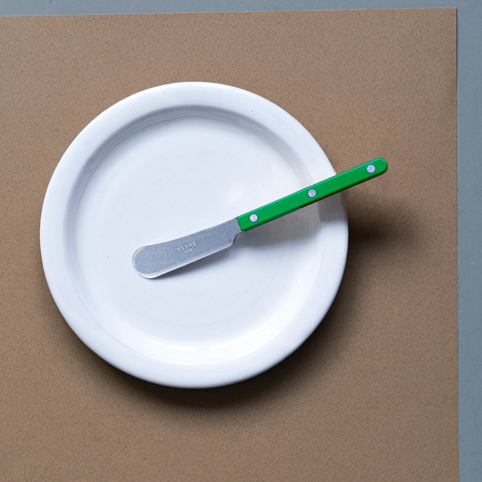 Bistrot Vintage Solid, vert jardin - Tartine à beurre