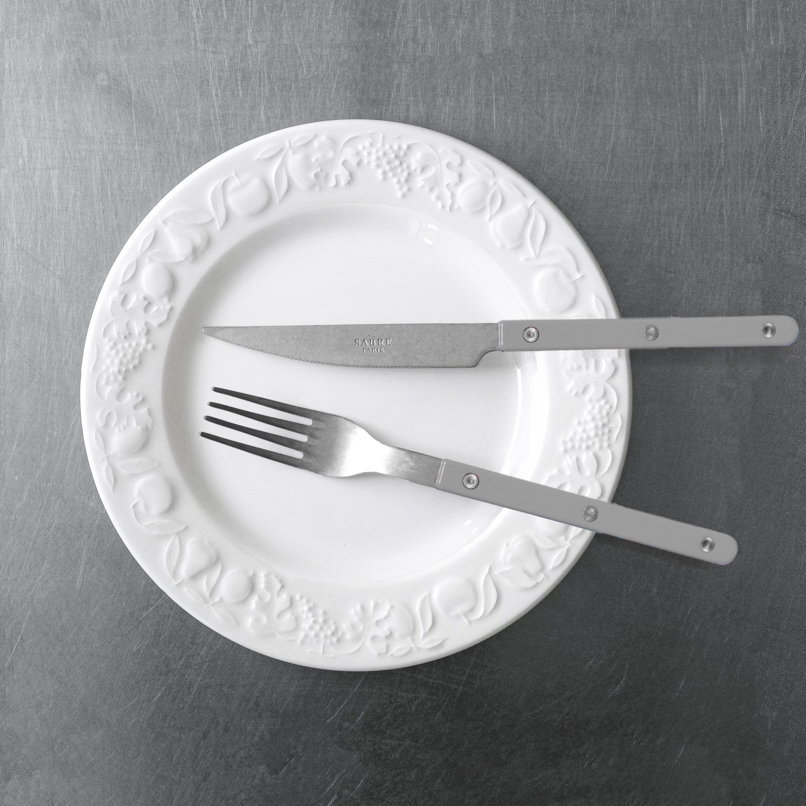 Bistrot Vintage Uni,Gris