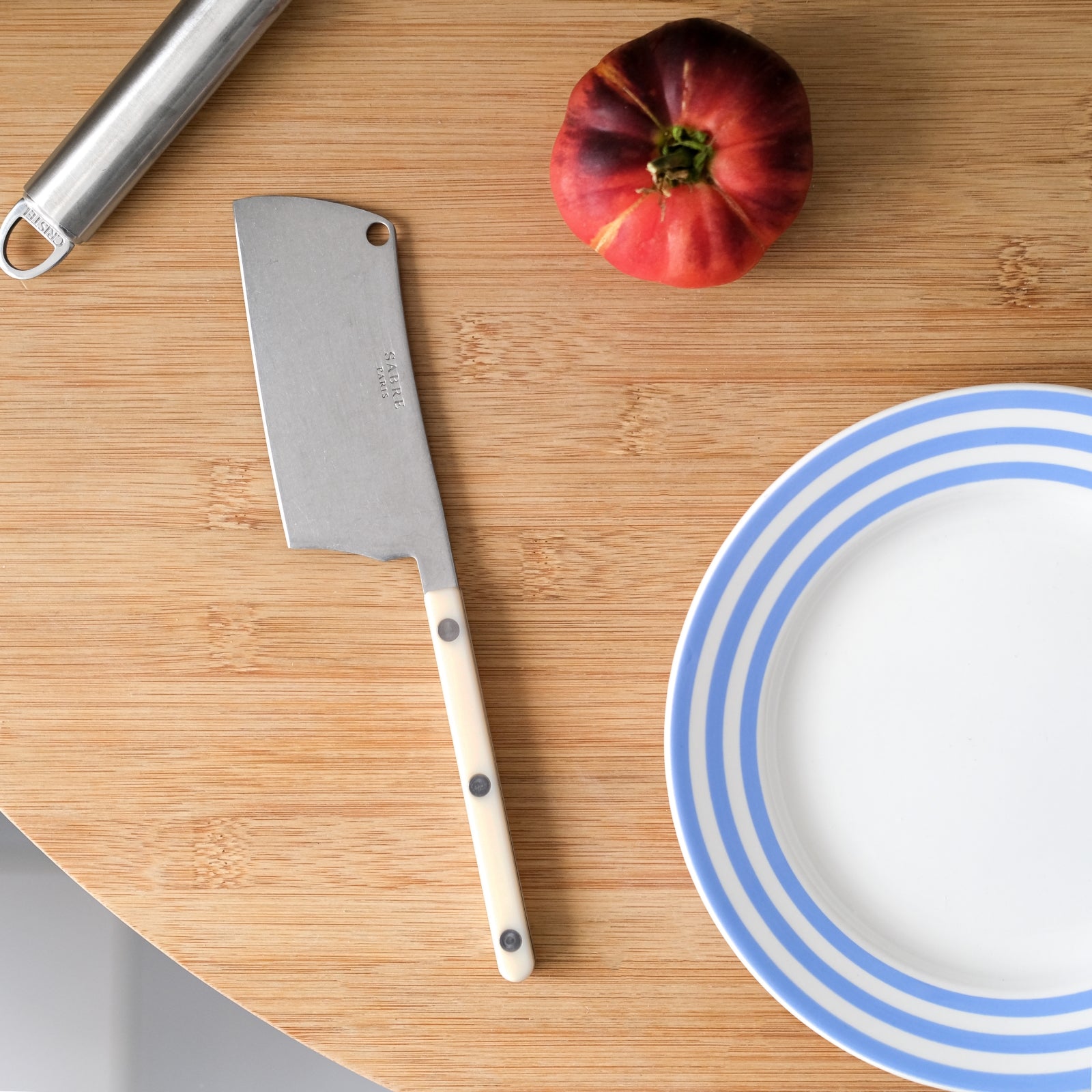 Bistrot Vintage Solid, Ivory - Cheese cleaver