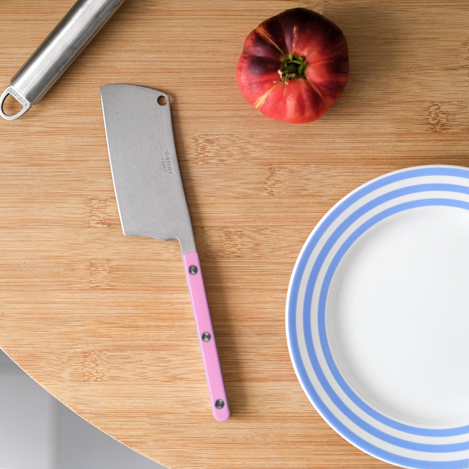 Bistrot Vintage Solid, Rose - Coupe-fromage