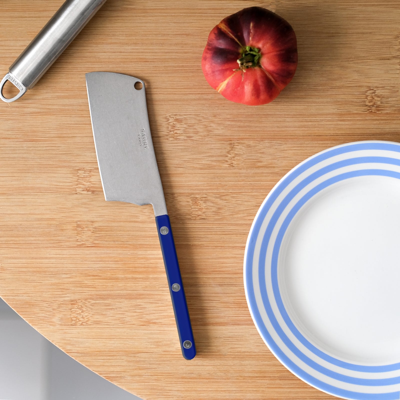 Bistrot Vintage Solid, Navy blue - Cheese cleaver