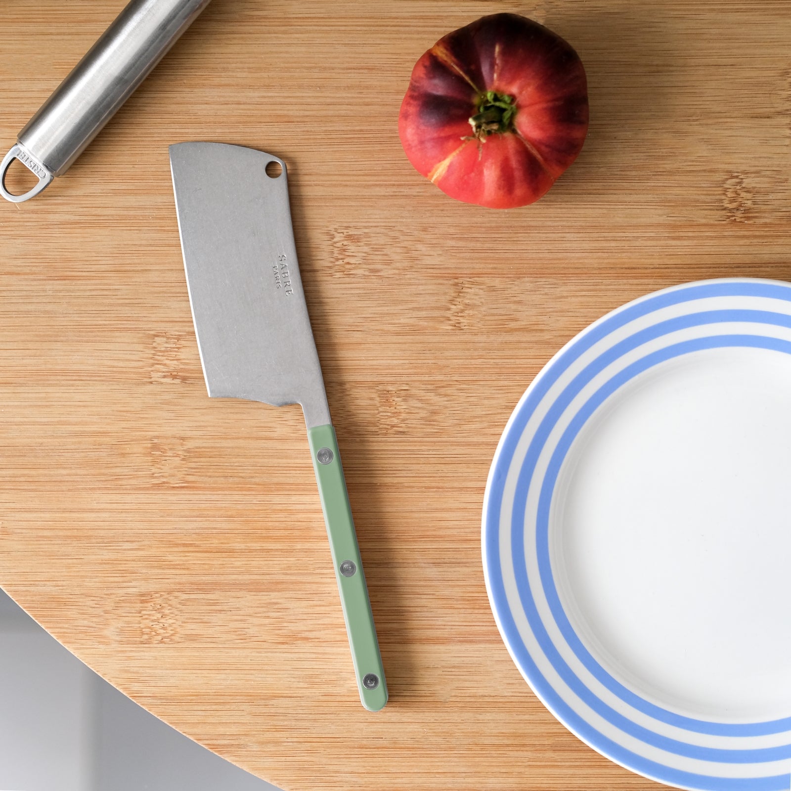 Bistrot Vintage Solid, Asparagus - Cheese cleaver