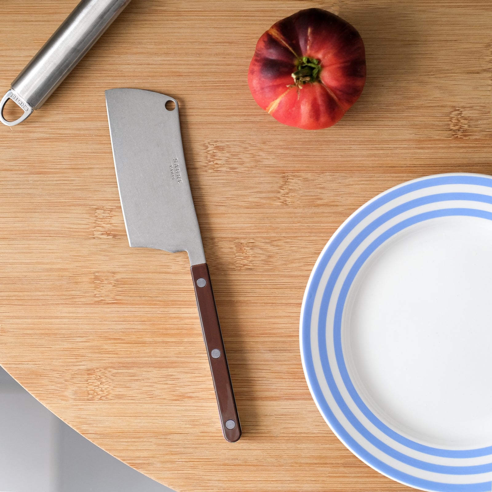 Bistrot Vintage Solid, Chocolate - Cheese cleaver