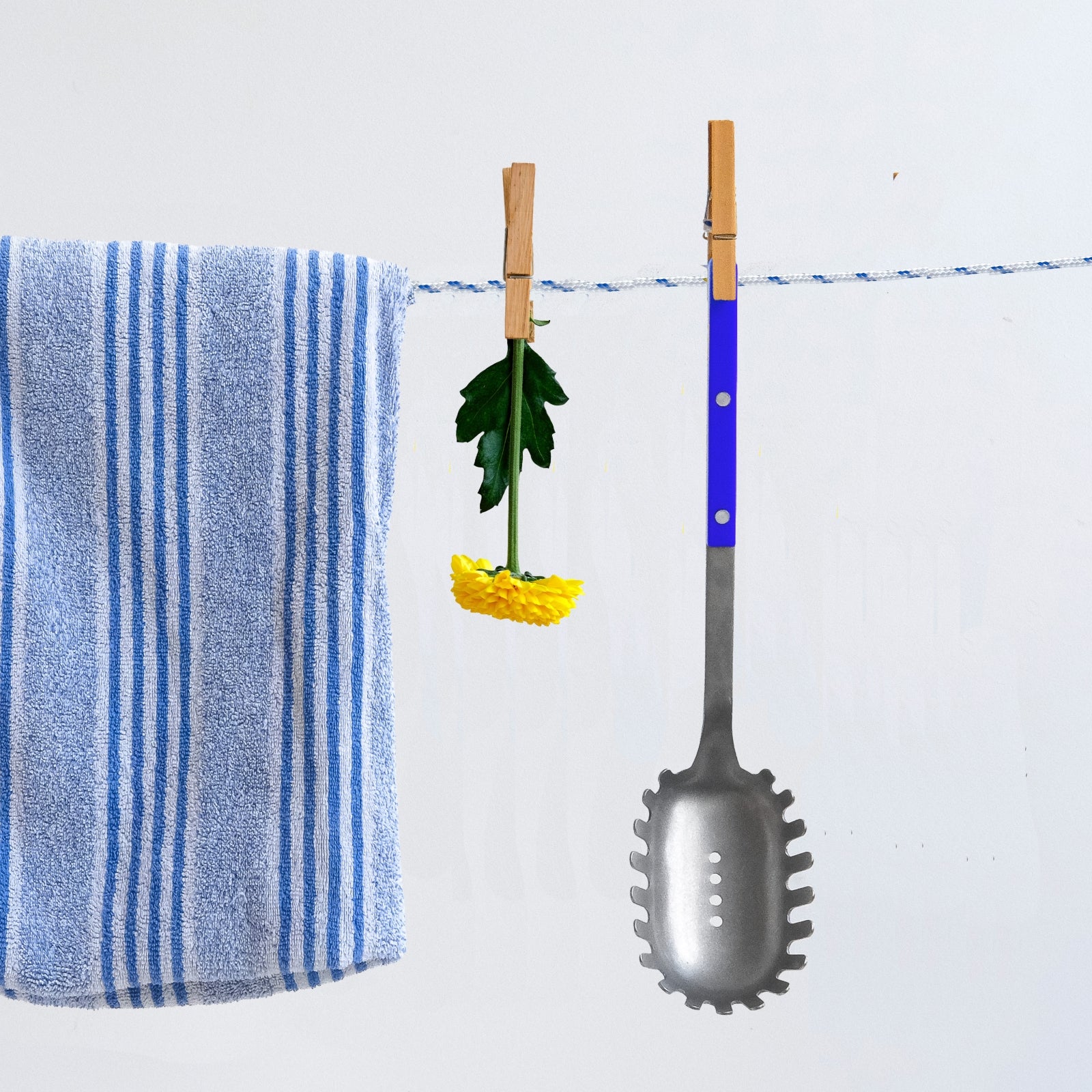 Cuillère à spaghetti Bistrot Vintage Solid, bleu lapis