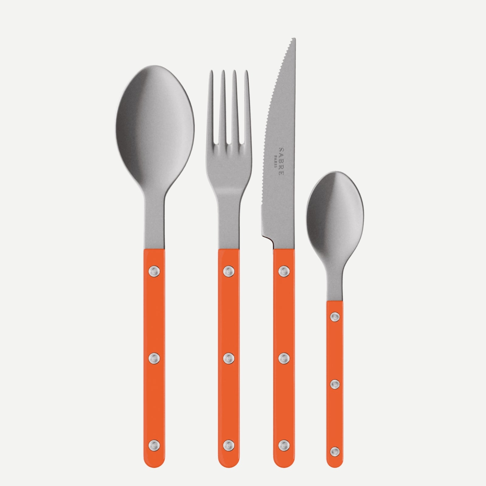 Bistrot Vintage Solid, Orange - 48 pieces cutlery set