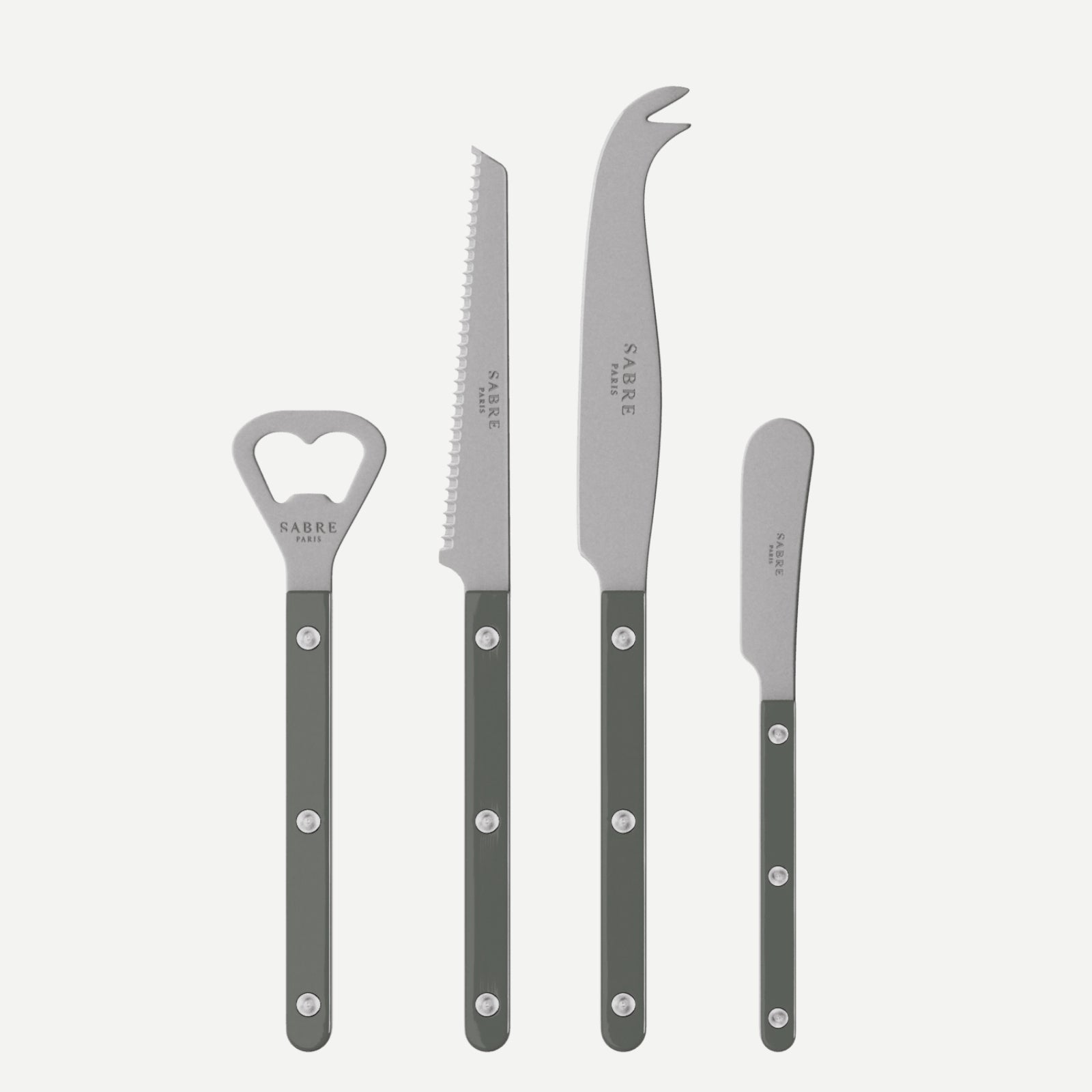 Bistrot Vintage Solid, Dark grey - Bistrot aperitif set