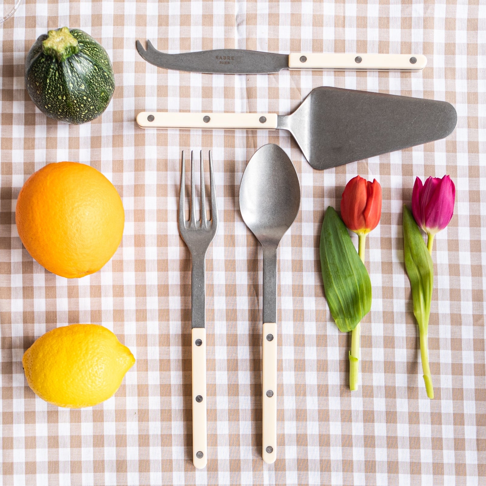 Bistrot Vintage Uni,Ivoire