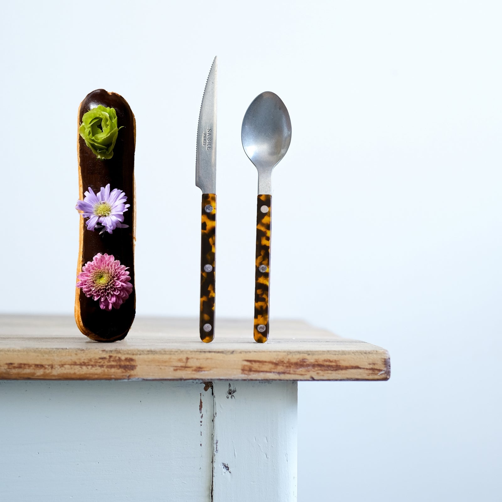 Bistrot Vintage Tortoise, Faux Tortoise - Dessert spoon