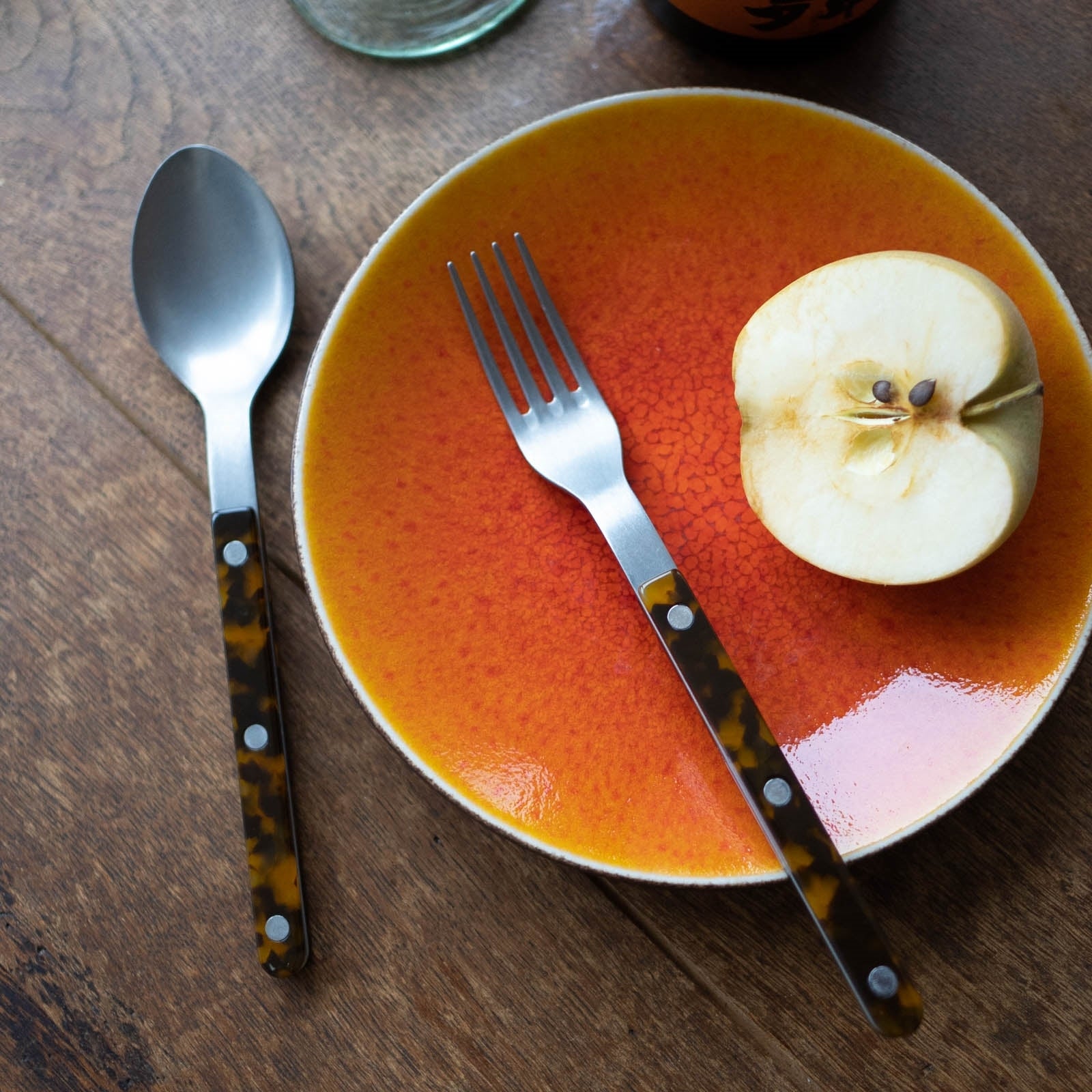 Bistrot Vintage Tortoise, Faux Tortoise - 48 pieces cutlery set