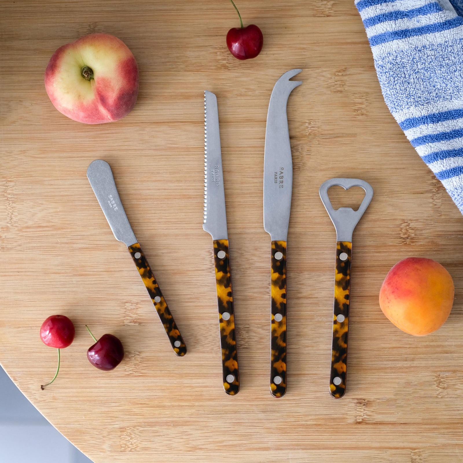 Bistrot Vintage Tortoise, Faux Tortoise - Bistrot aperitif set