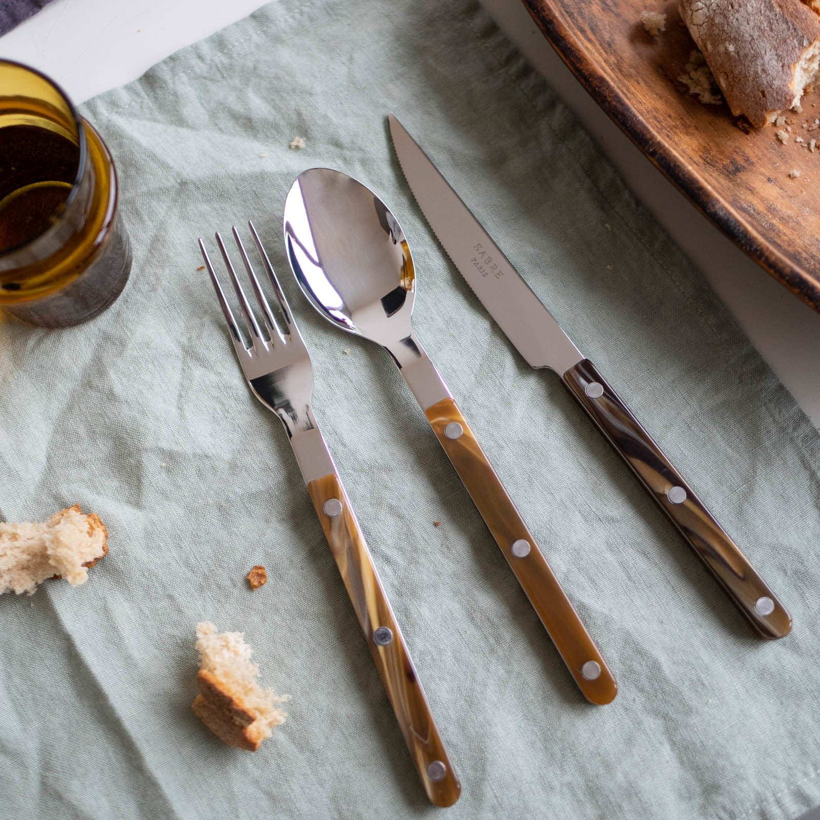 Bistrot Buffalo, Faux Buffalo - Ensemble de 5 couverts