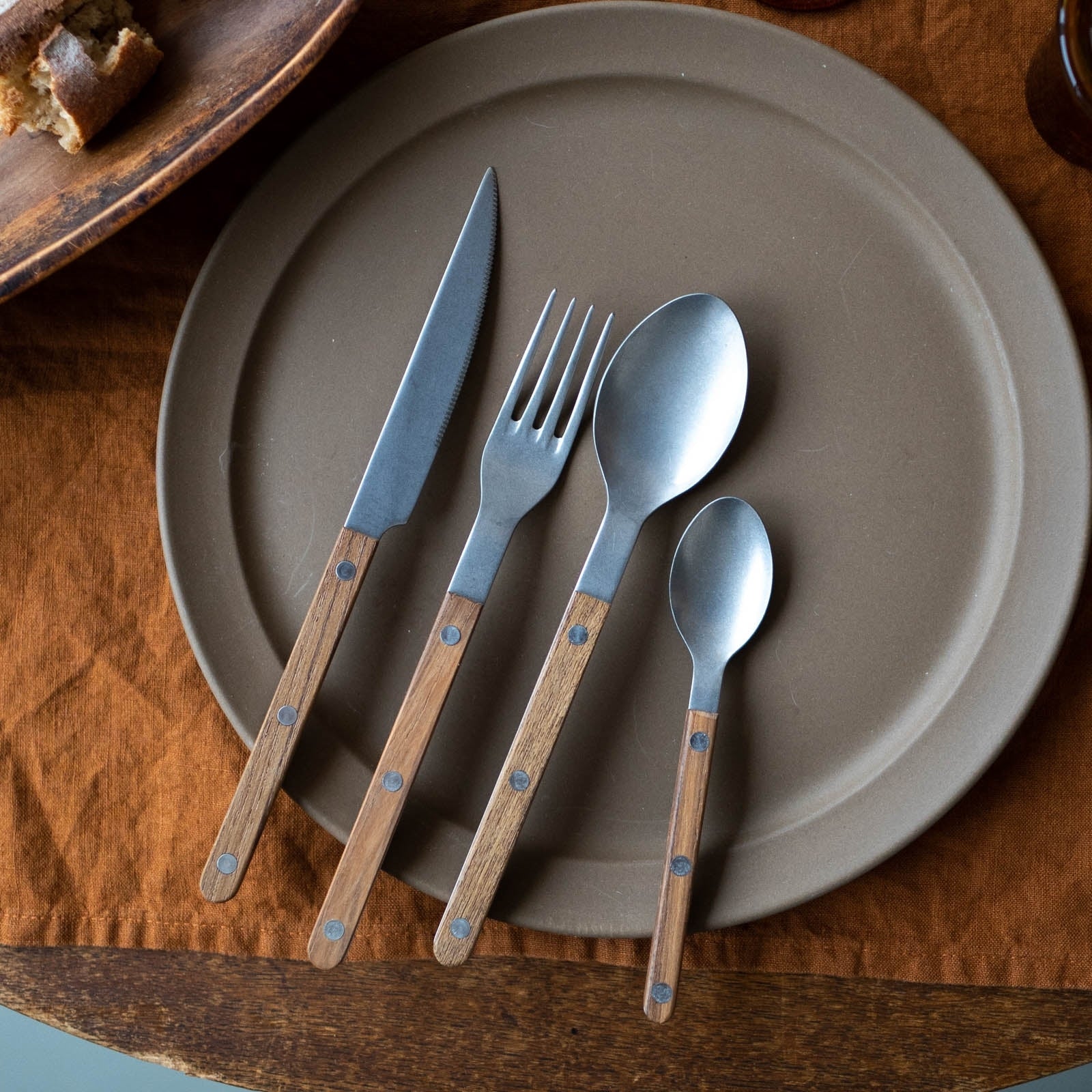 Bistrot Vintage Teak, Teak - 20 pieces cutlery set