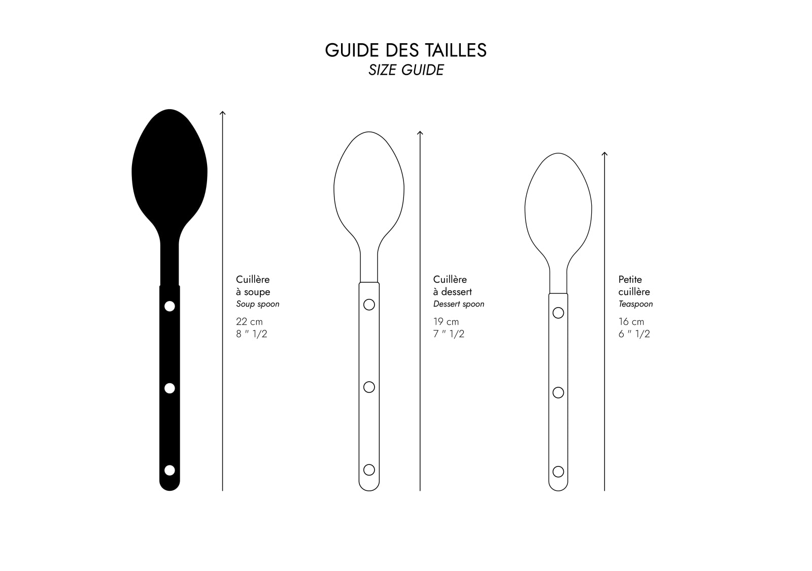 Cuillère à soupe Bistrot Dune, Dune Black
