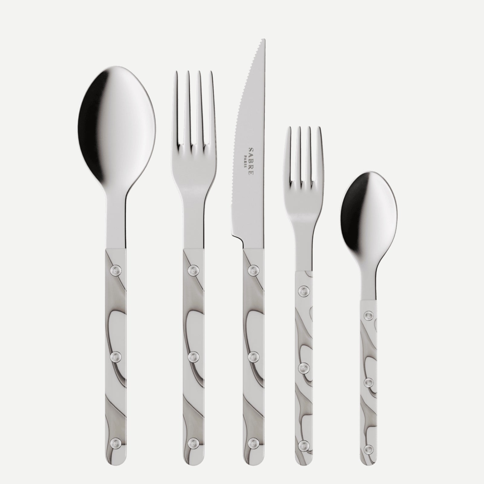 Bistrot Dune, Dune Ivory - Service de couverts 5 pièces