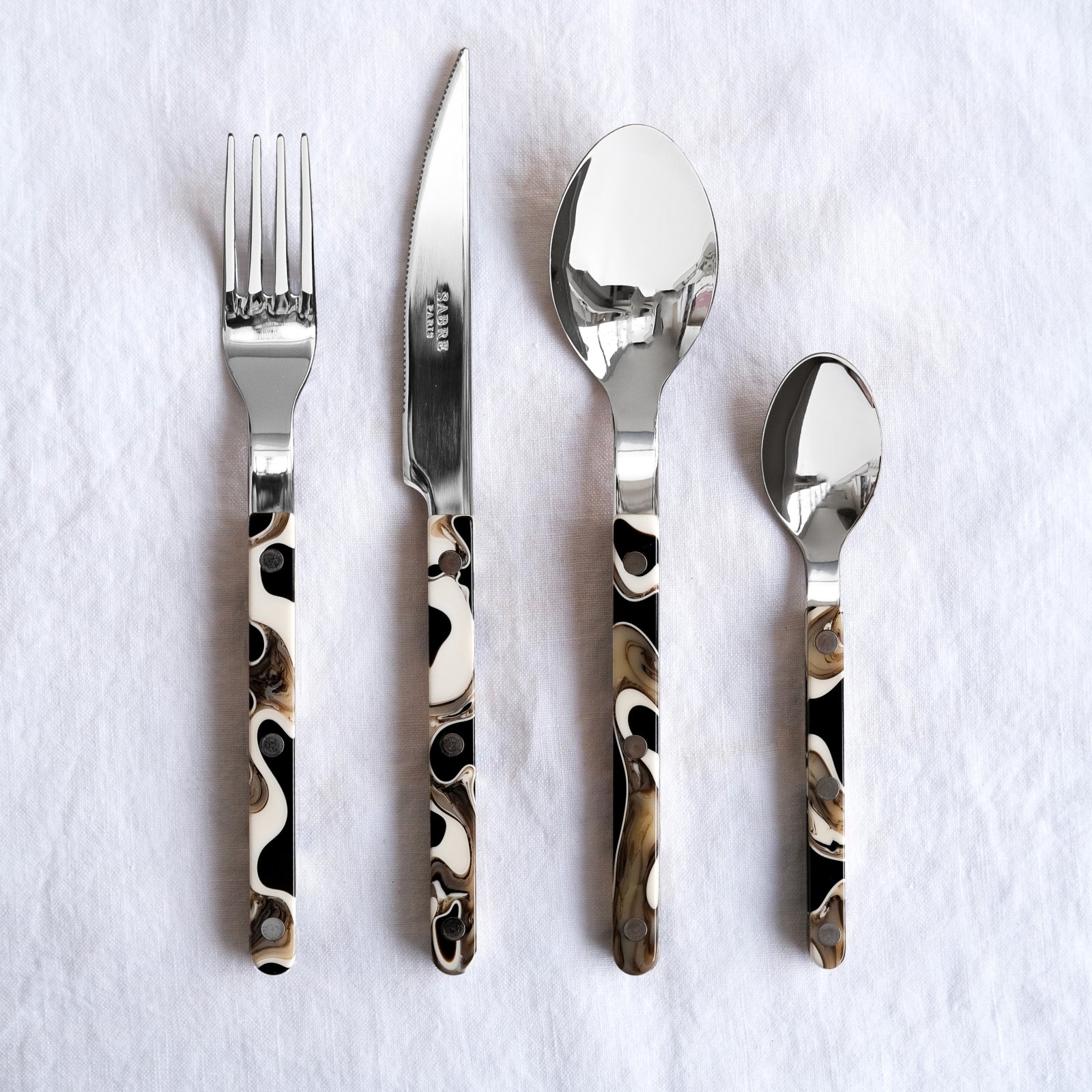 Bistrot Dune, Dune Black - 24 pieces cutlery set
