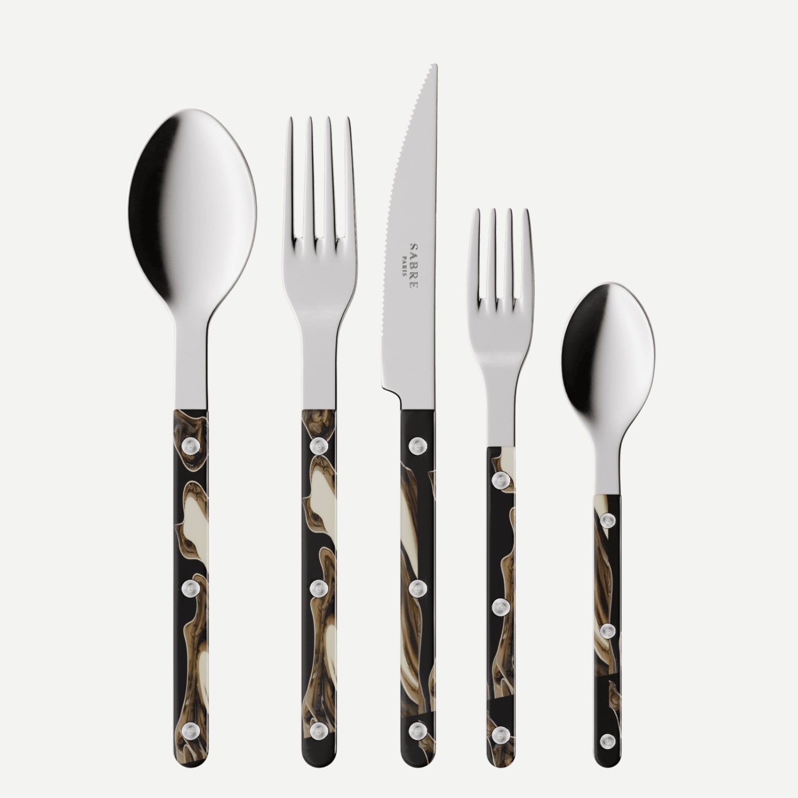 Bistrot Dune, Dune Black - 20 pieces cutlery set