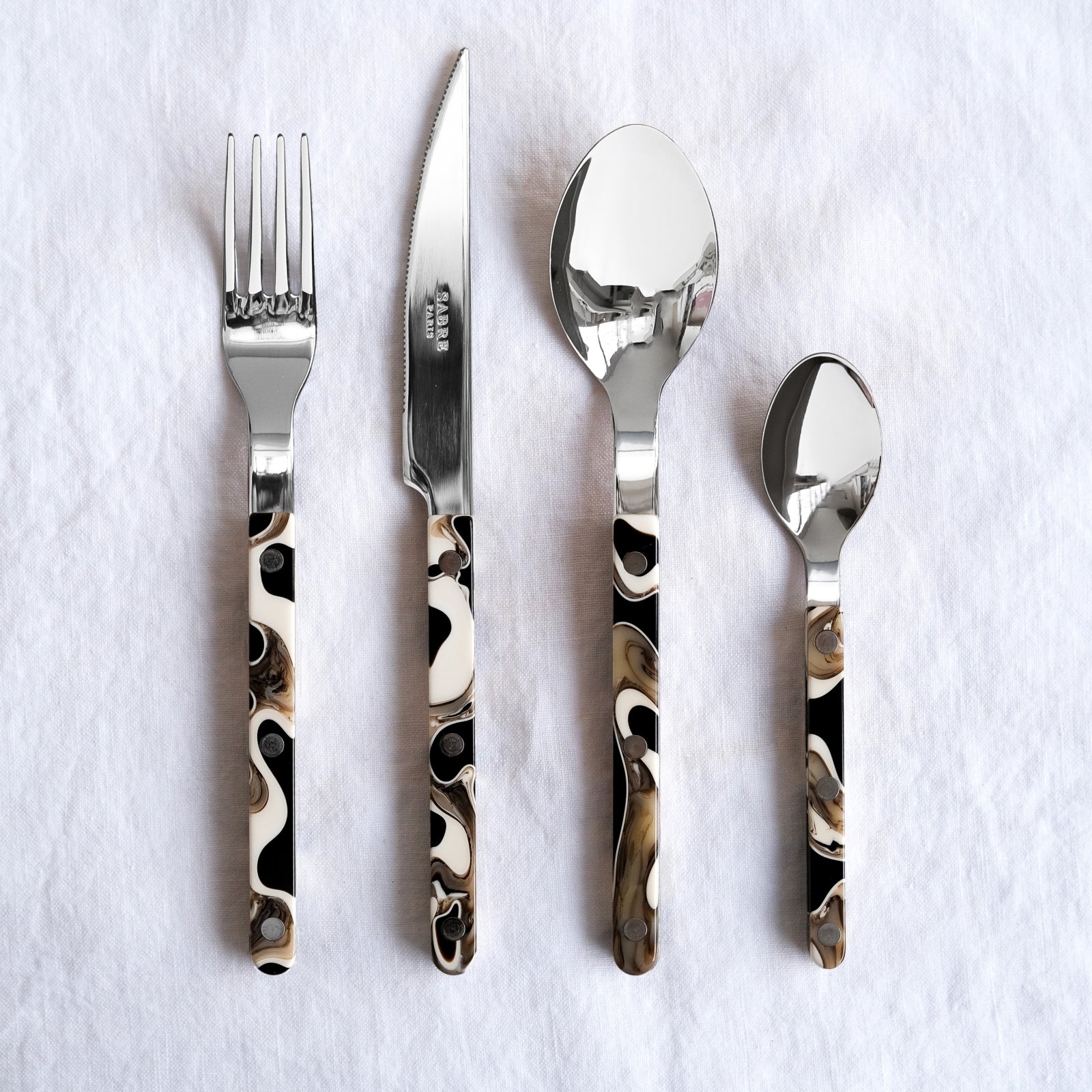 Bistrot Dune, Dune Black - 20 pieces cutlery set