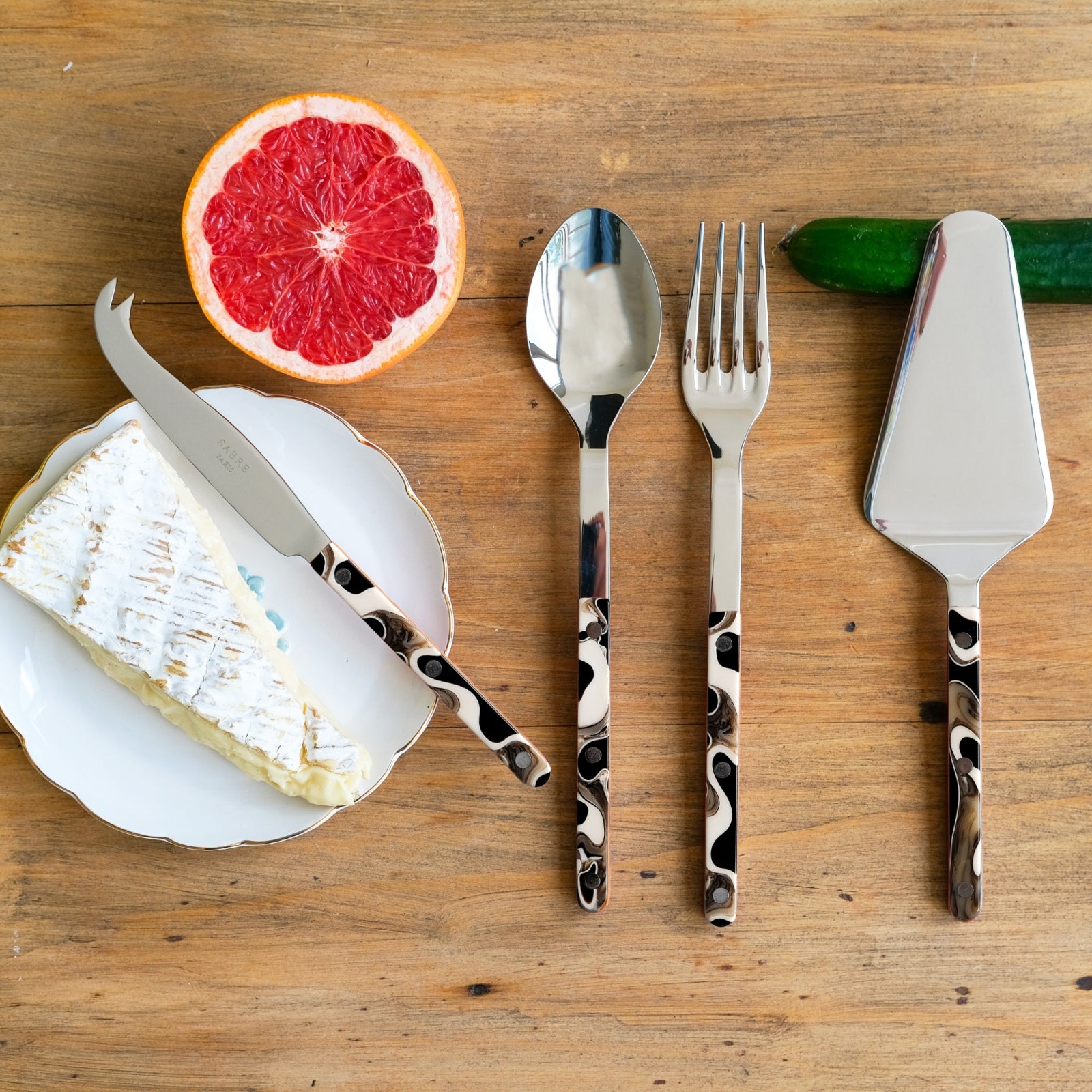 Bistrot Dune, Dune Black - Set of 4 Bistrot must-have serving pieces