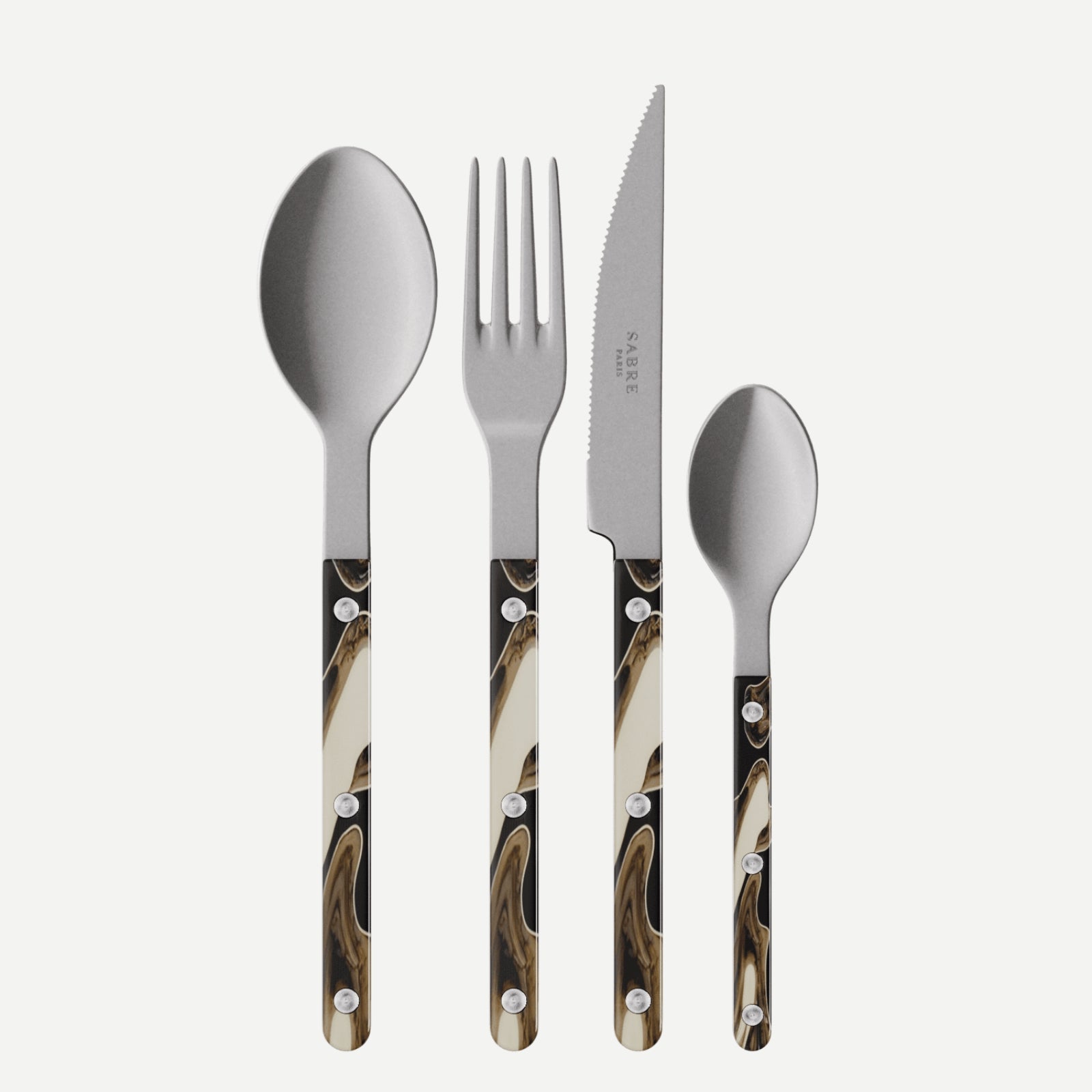 Bistrot Vintage Dune, Dune Black - 4 pieces cutlery set