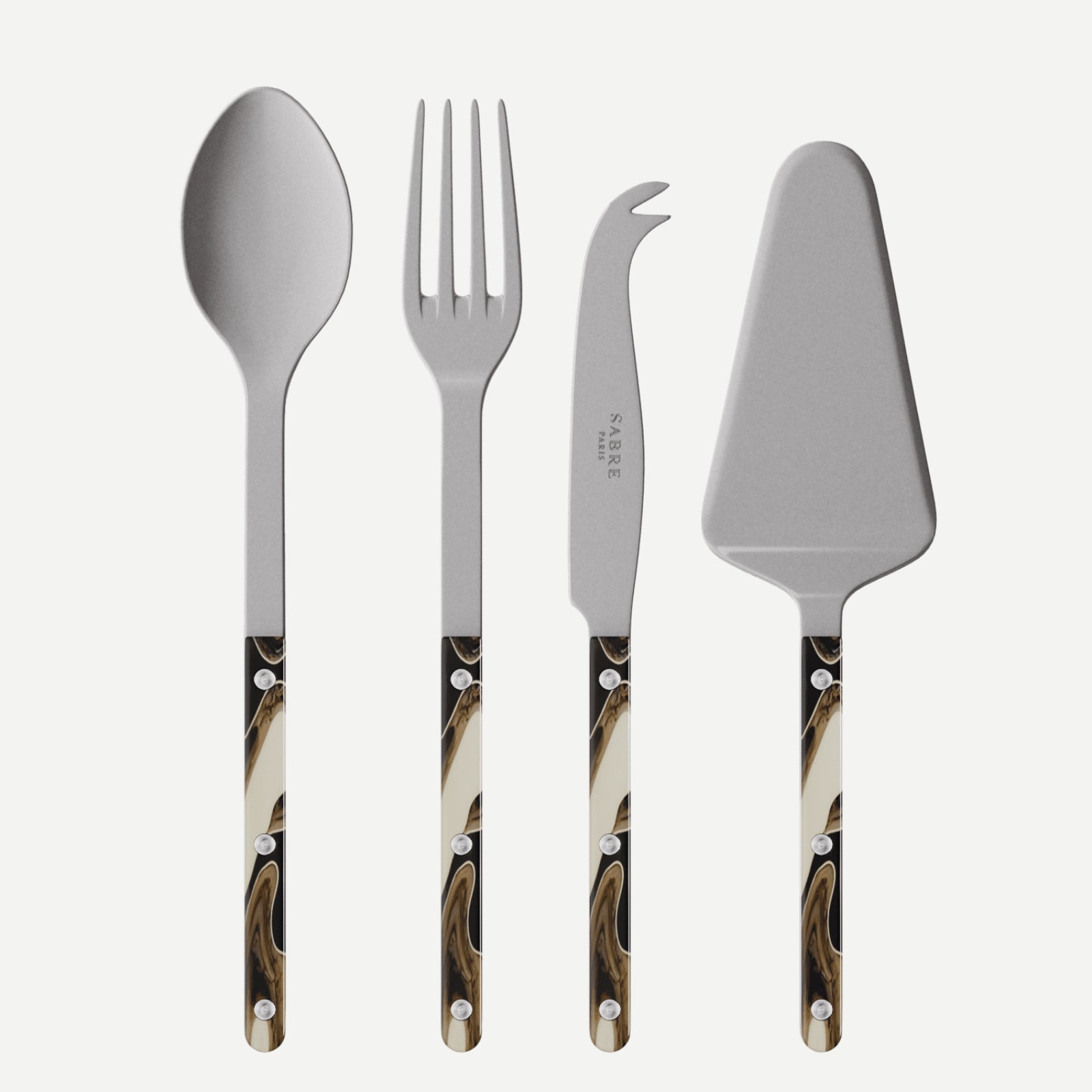 Bistrot Vintage Dune, Dune Black - Set of 4 Bistrot must-have serving pieces