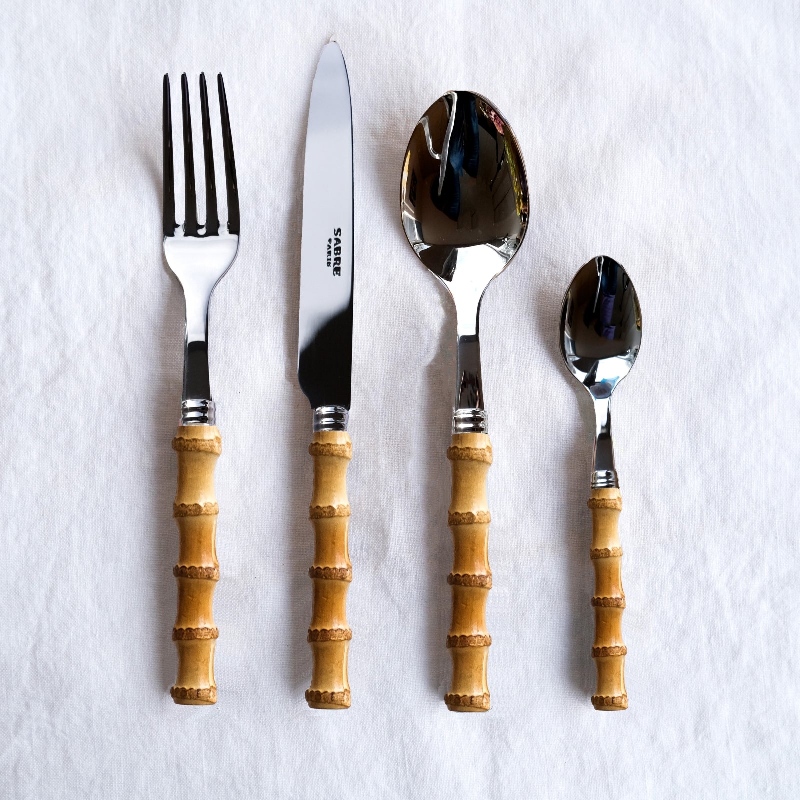 Panda, Bamboo - 5 pieces cutlery set