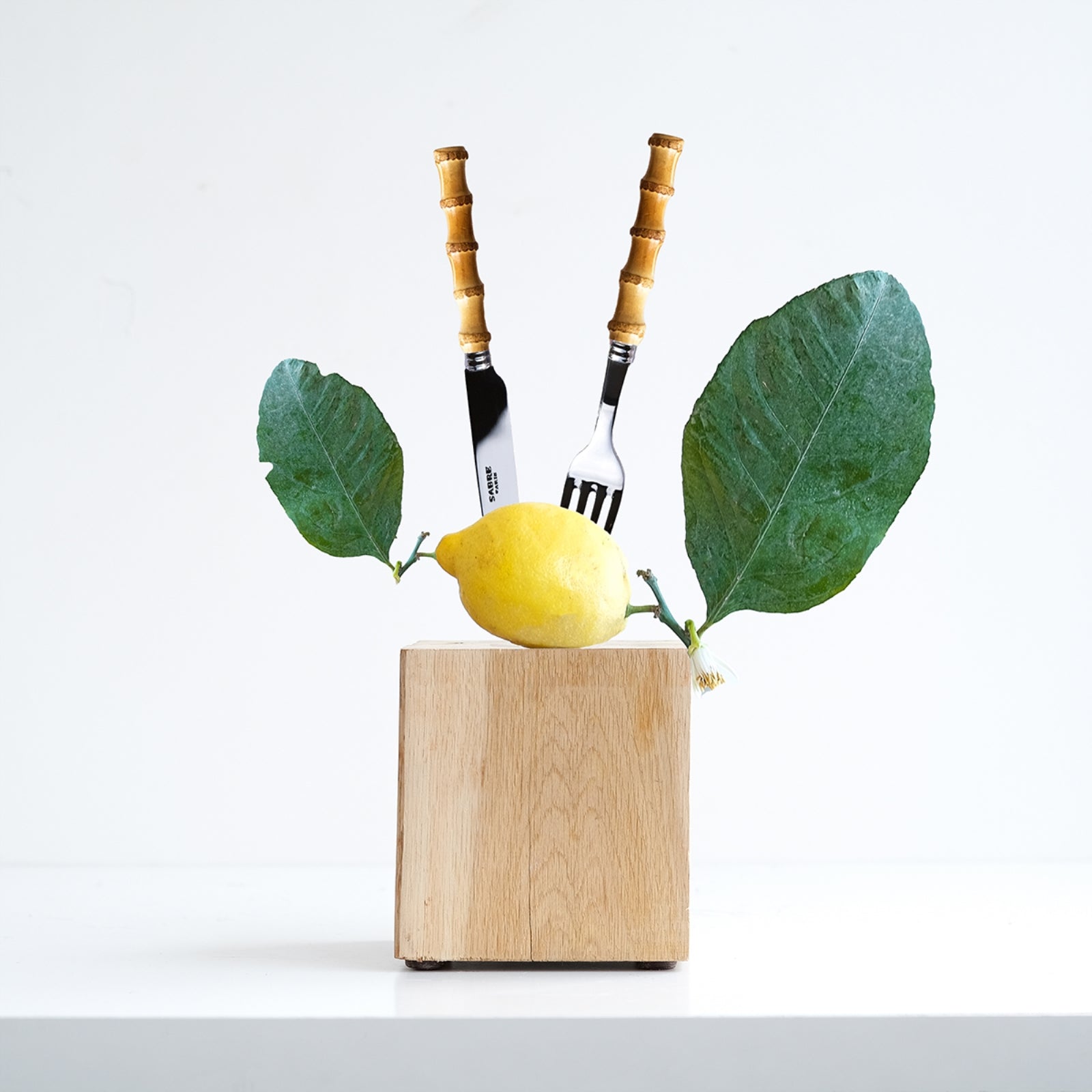 Panda, Bamboo - 5 pieces cutlery set