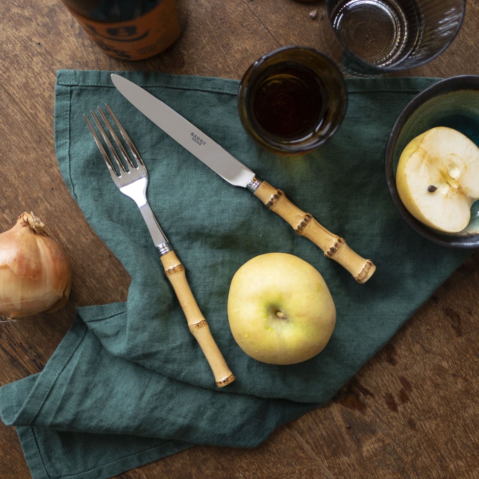 Panda, Bamboo - 20 pieces cutlery set