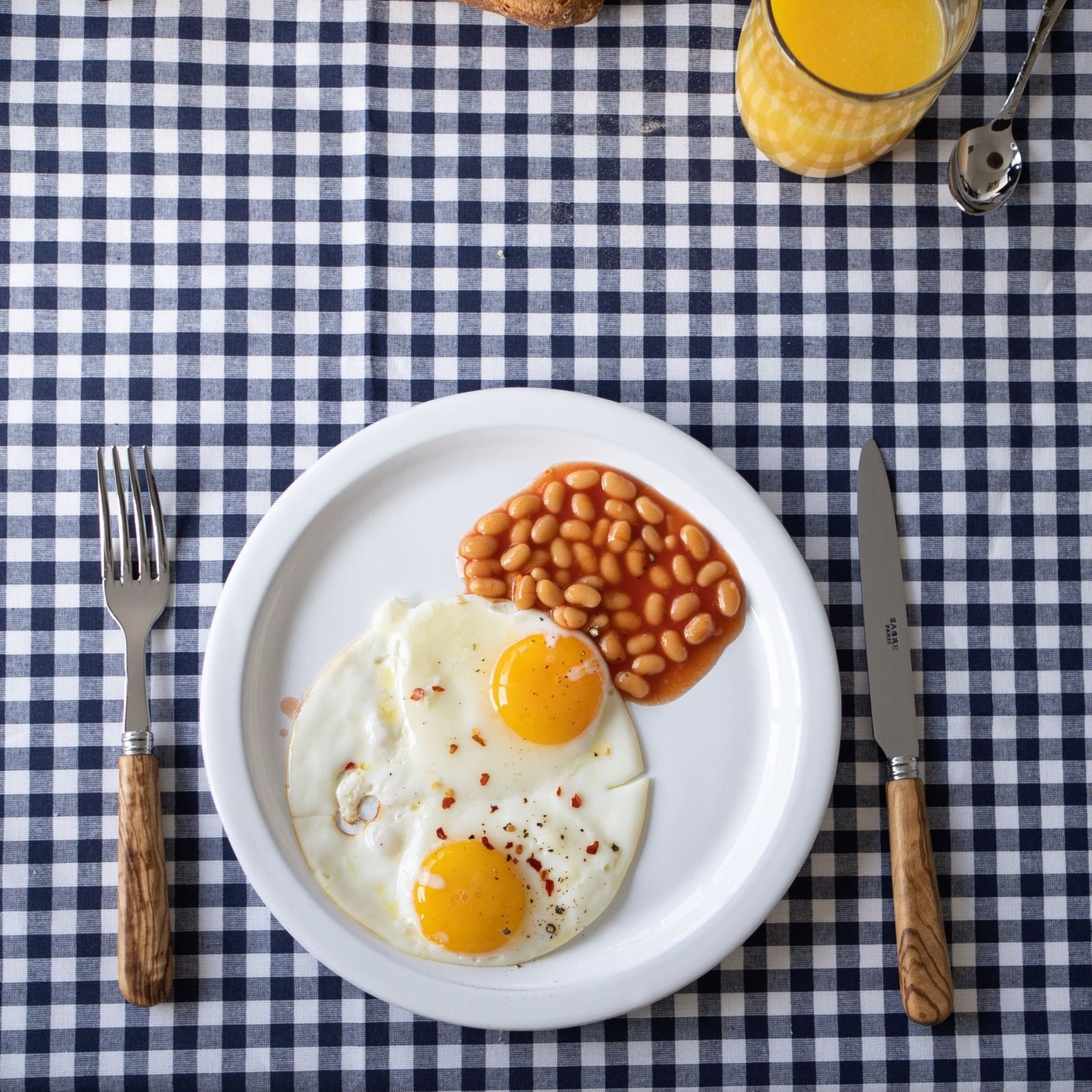 Lavandou, bois d'olivier - ensemble de couverts 20 pièces