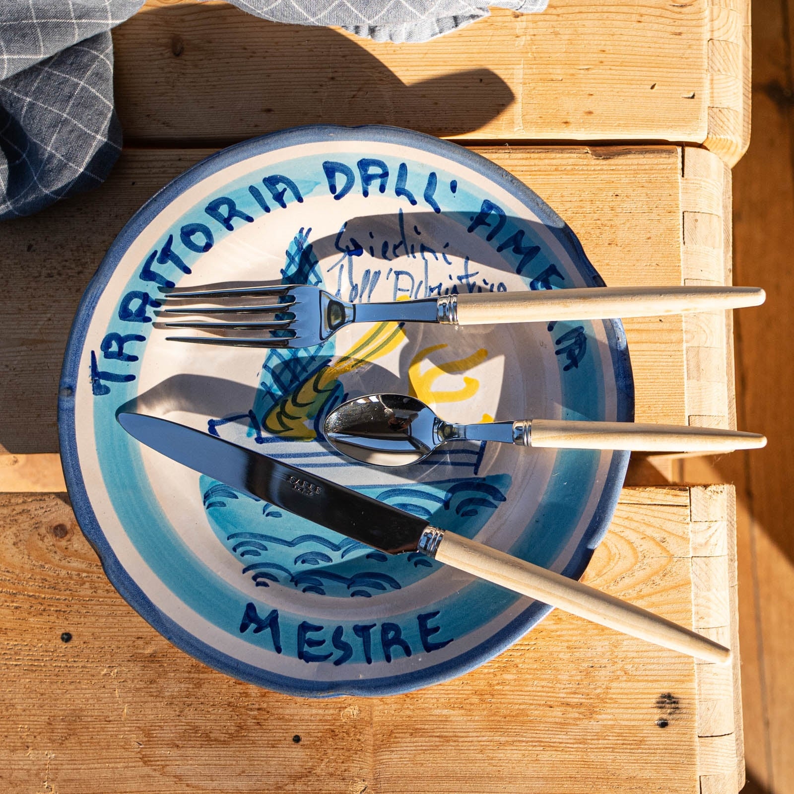 Jonc, Light wood - Dinner knife