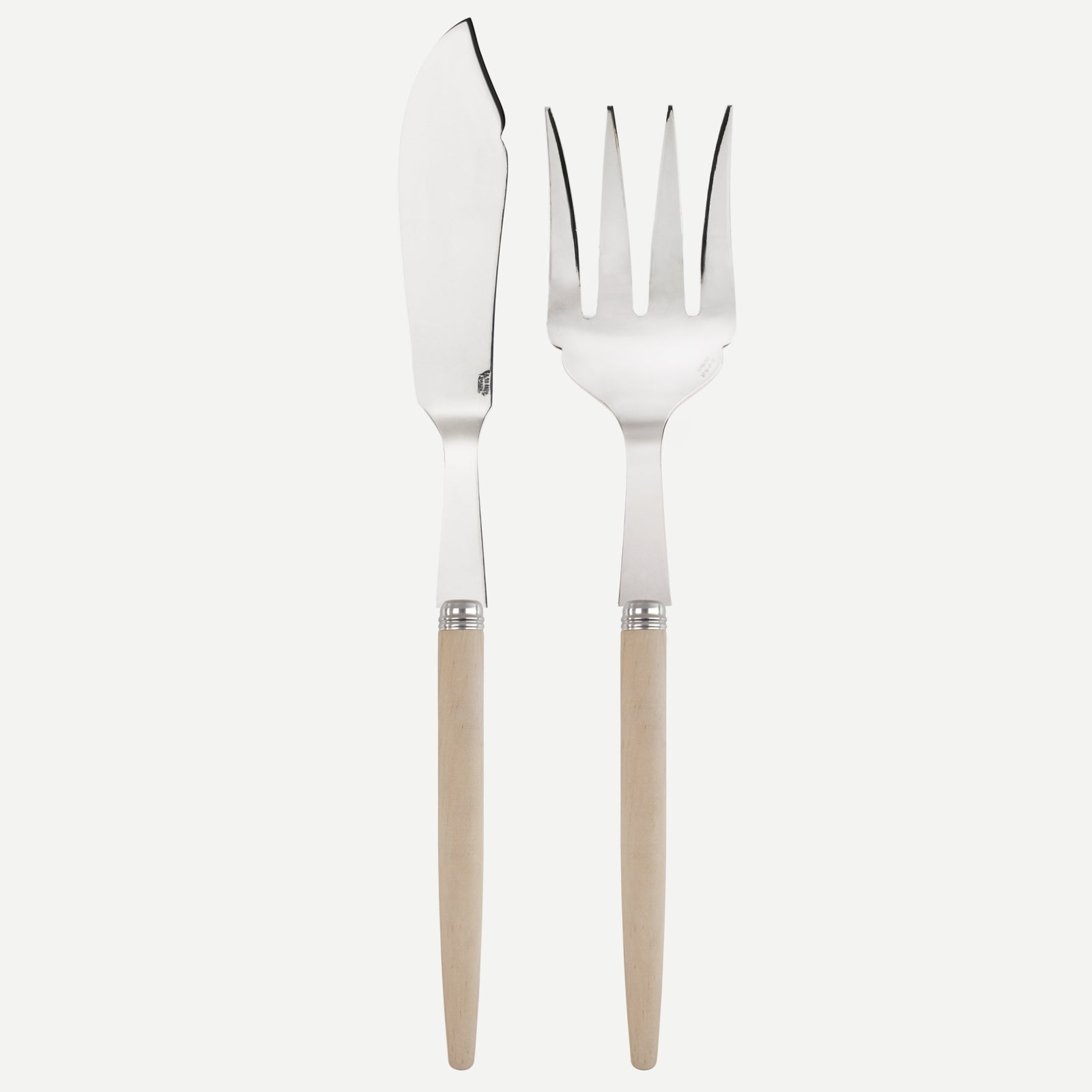 Jonc, Light wood - Fish serving set