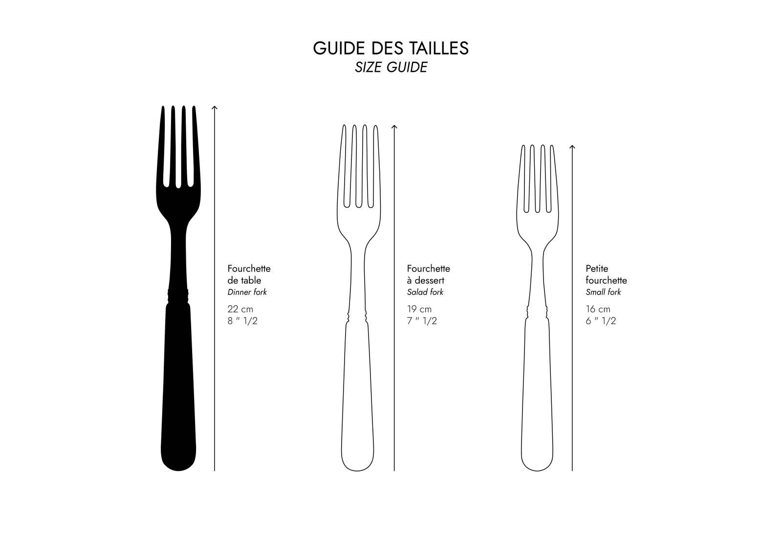 Numéro 1, Ivory - Dinner fork