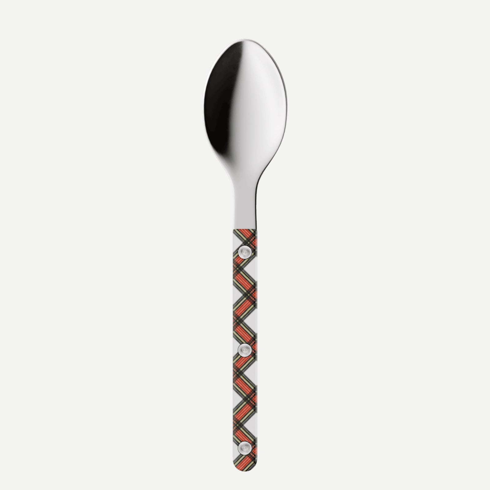 Bistrot Tartan, White - Teaspoon